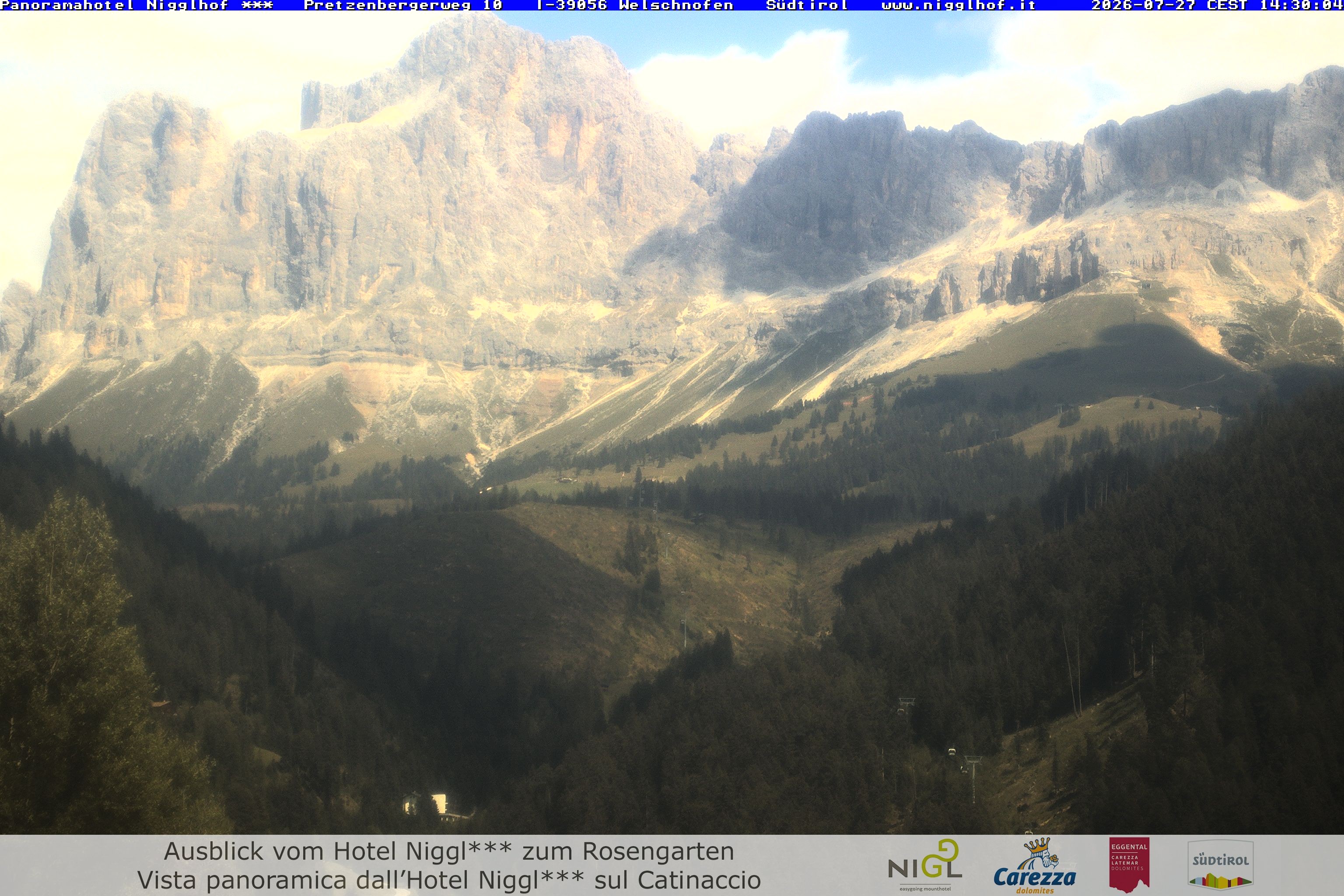 Archiv Foto Webcam Welschnofen: Hotel Nigglhof