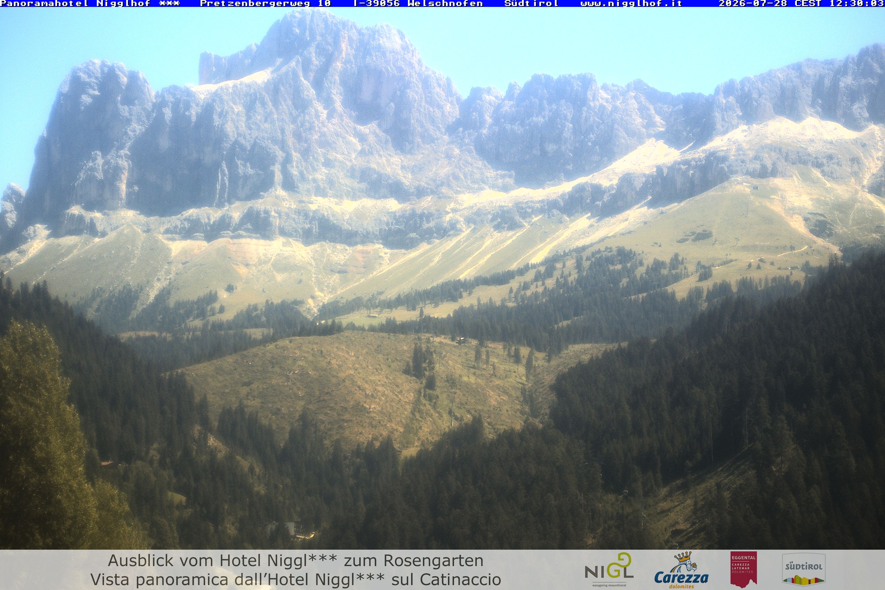 Archiv Foto Webcam Welschnofen: Hotel Nigglhof