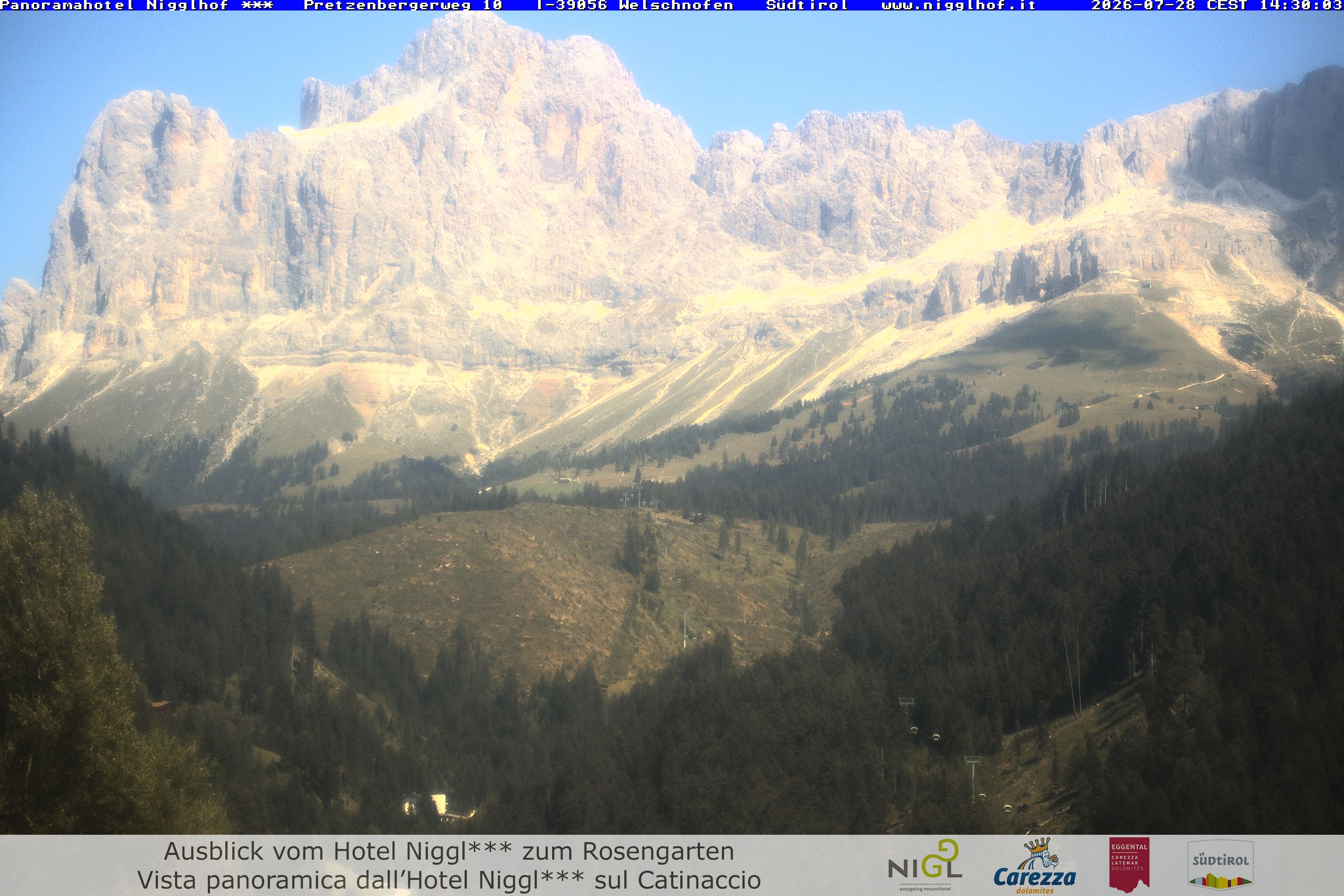 Archiv Foto Webcam Welschnofen: Hotel Nigglhof