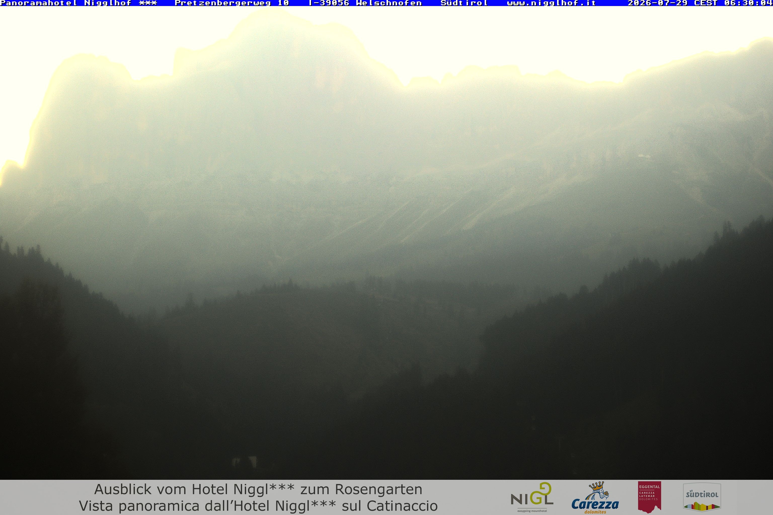 Archived image Webcam Welschnofen: Hotel Nigglhof