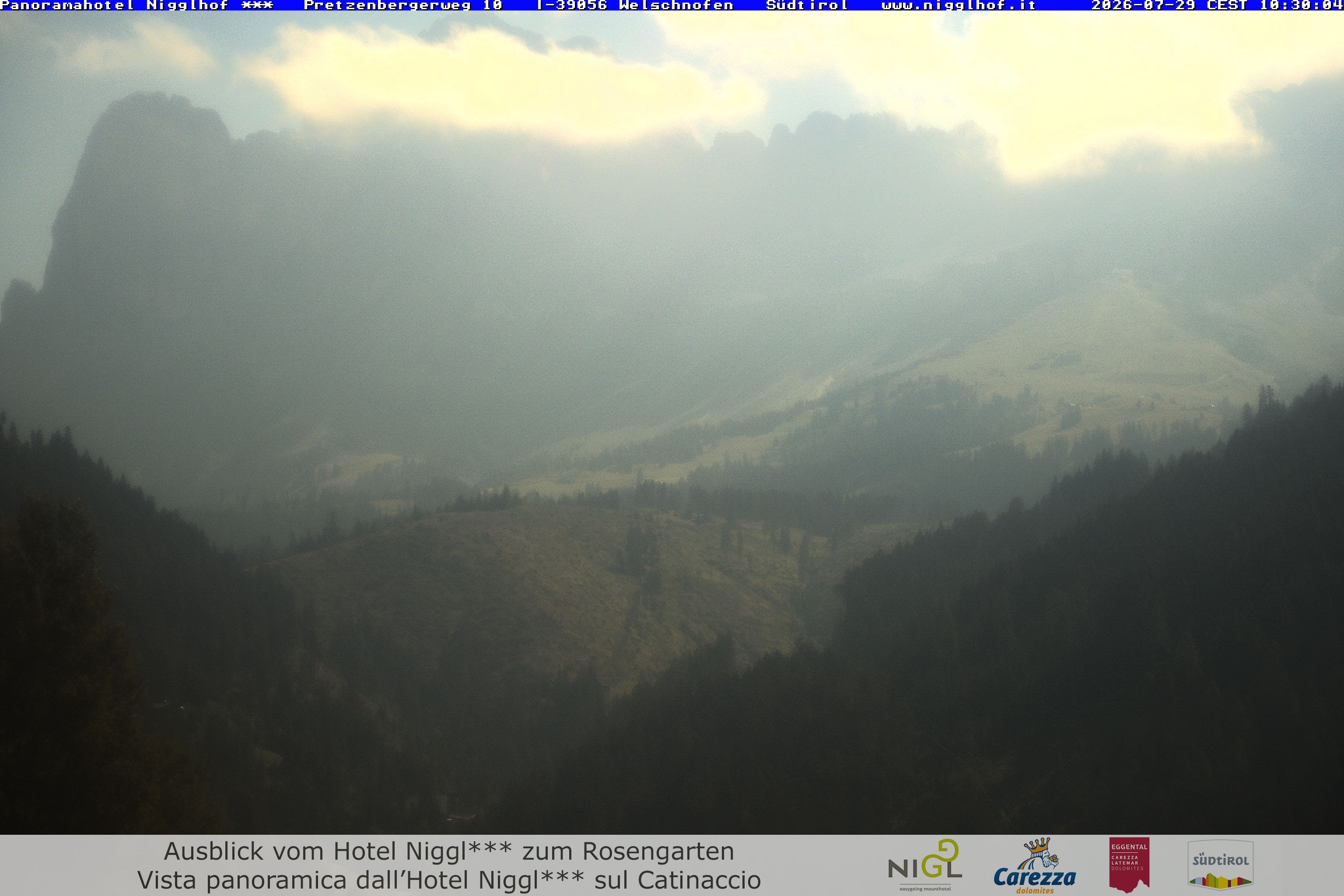 Archived image Webcam Welschnofen: Hotel Nigglhof