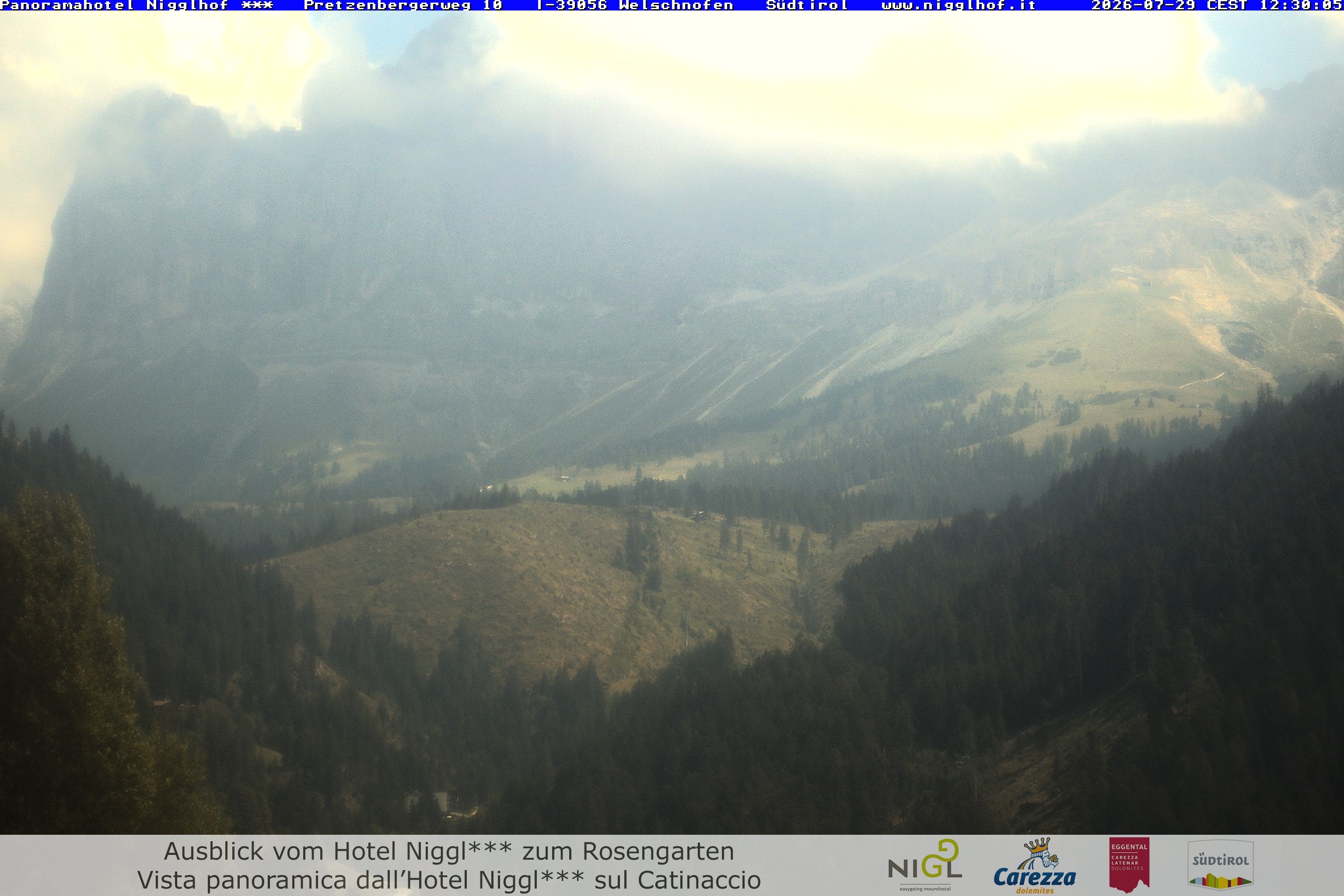 Archived image Webcam Welschnofen: Hotel Nigglhof