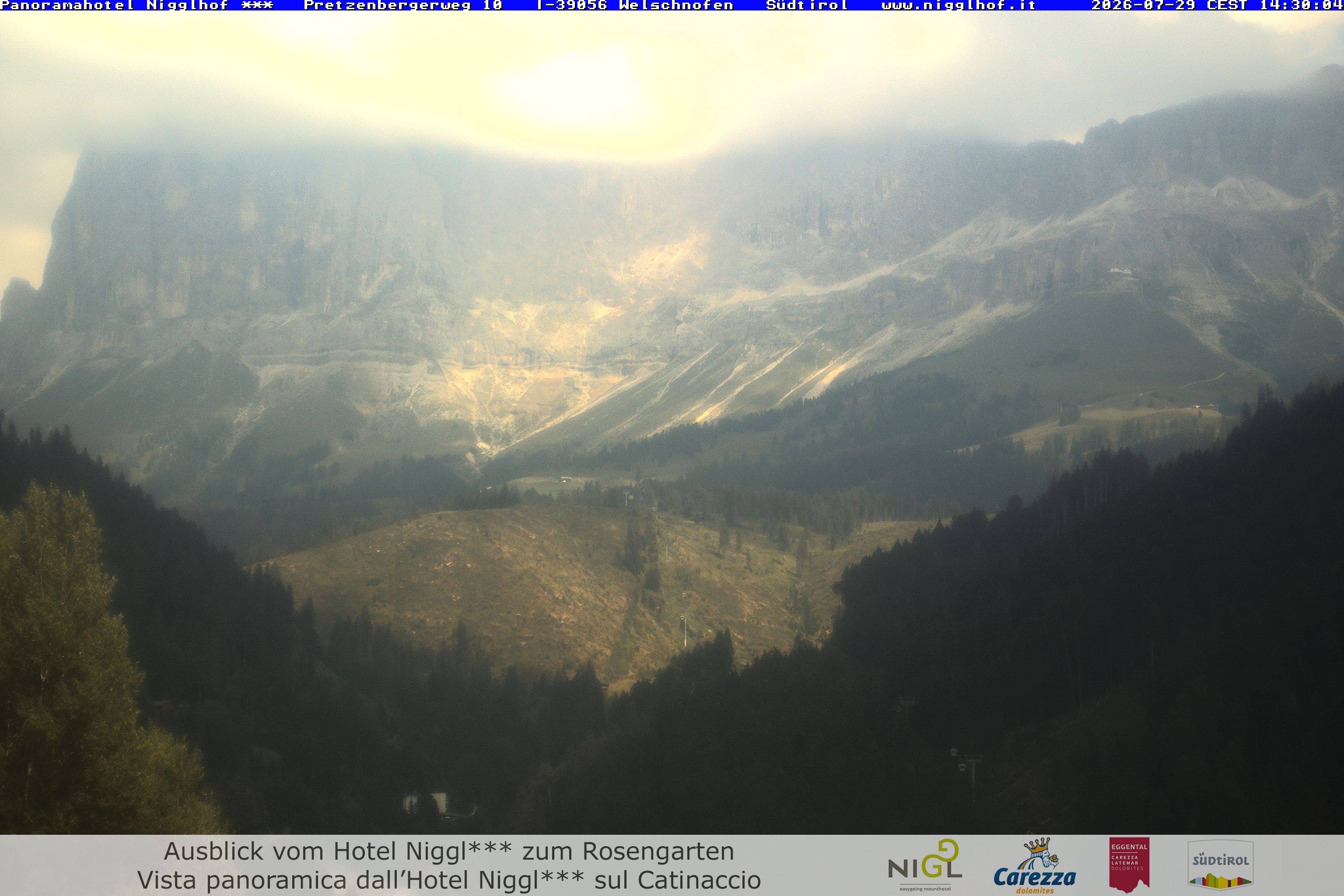 Archived image Webcam Welschnofen: Hotel Nigglhof