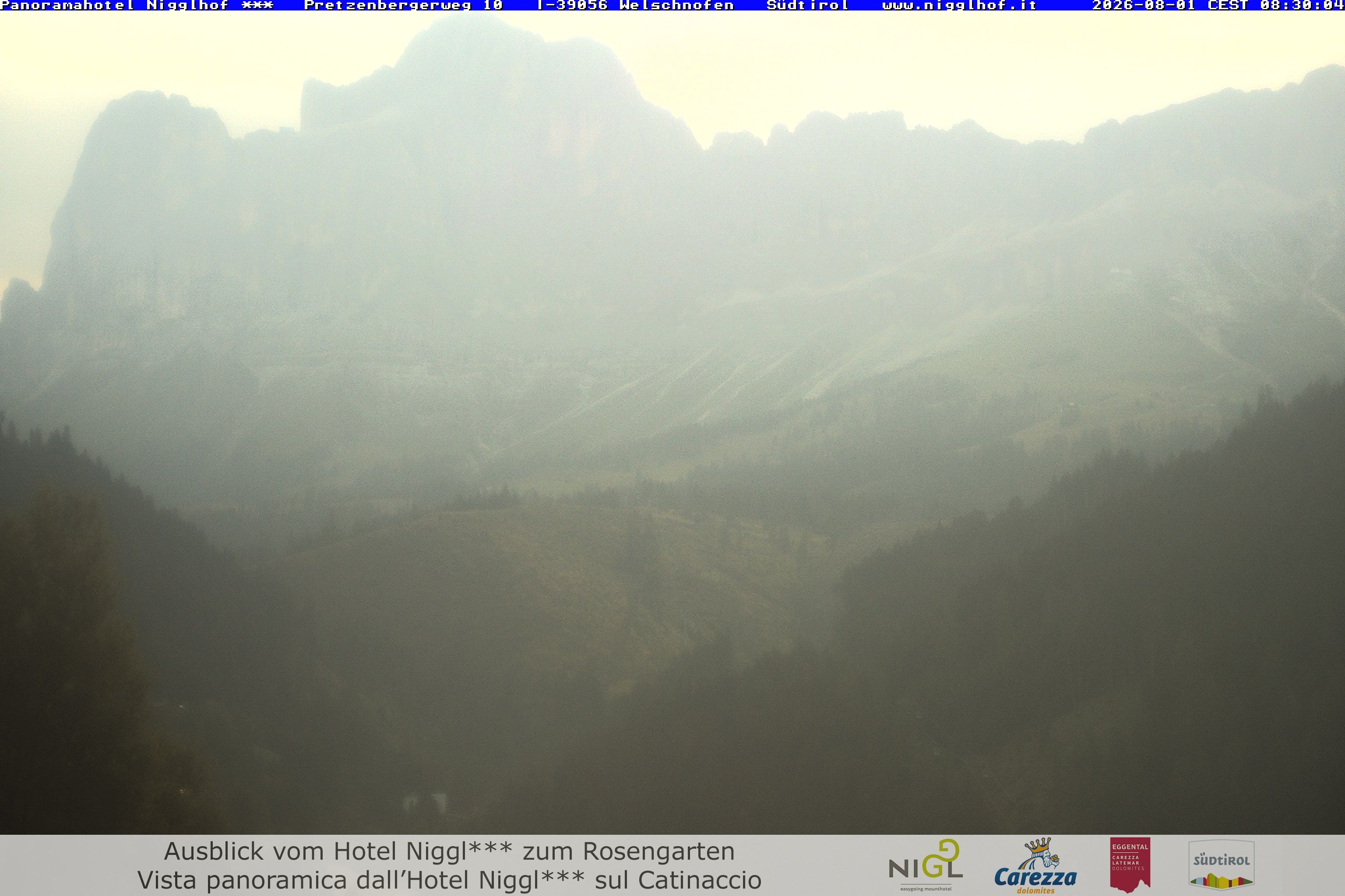 Archived image Webcam Welschnofen: Hotel Nigglhof