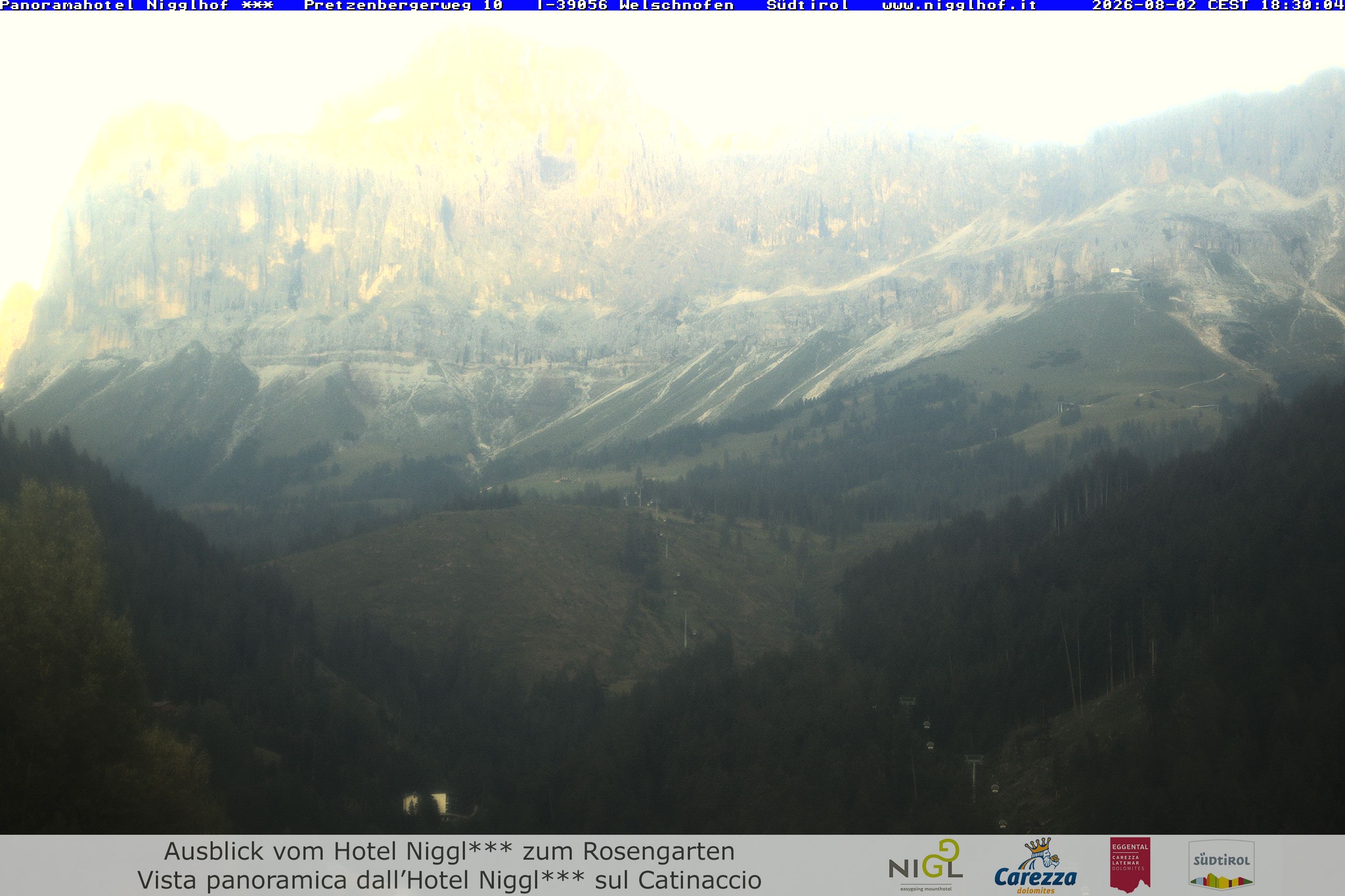 Archived image Webcam Welschnofen: Hotel Nigglhof