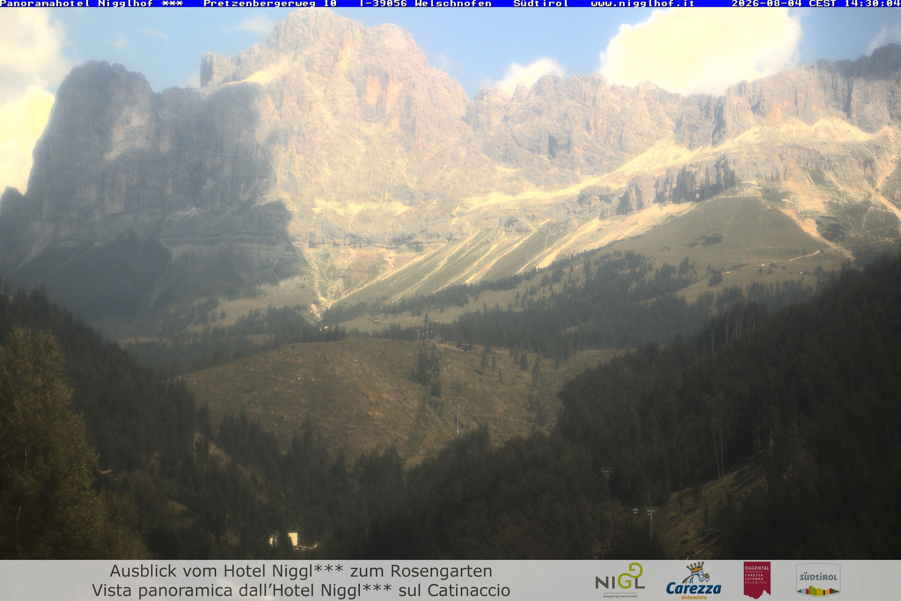 Archiv Foto Webcam Welschnofen: Hotel Nigglhof
