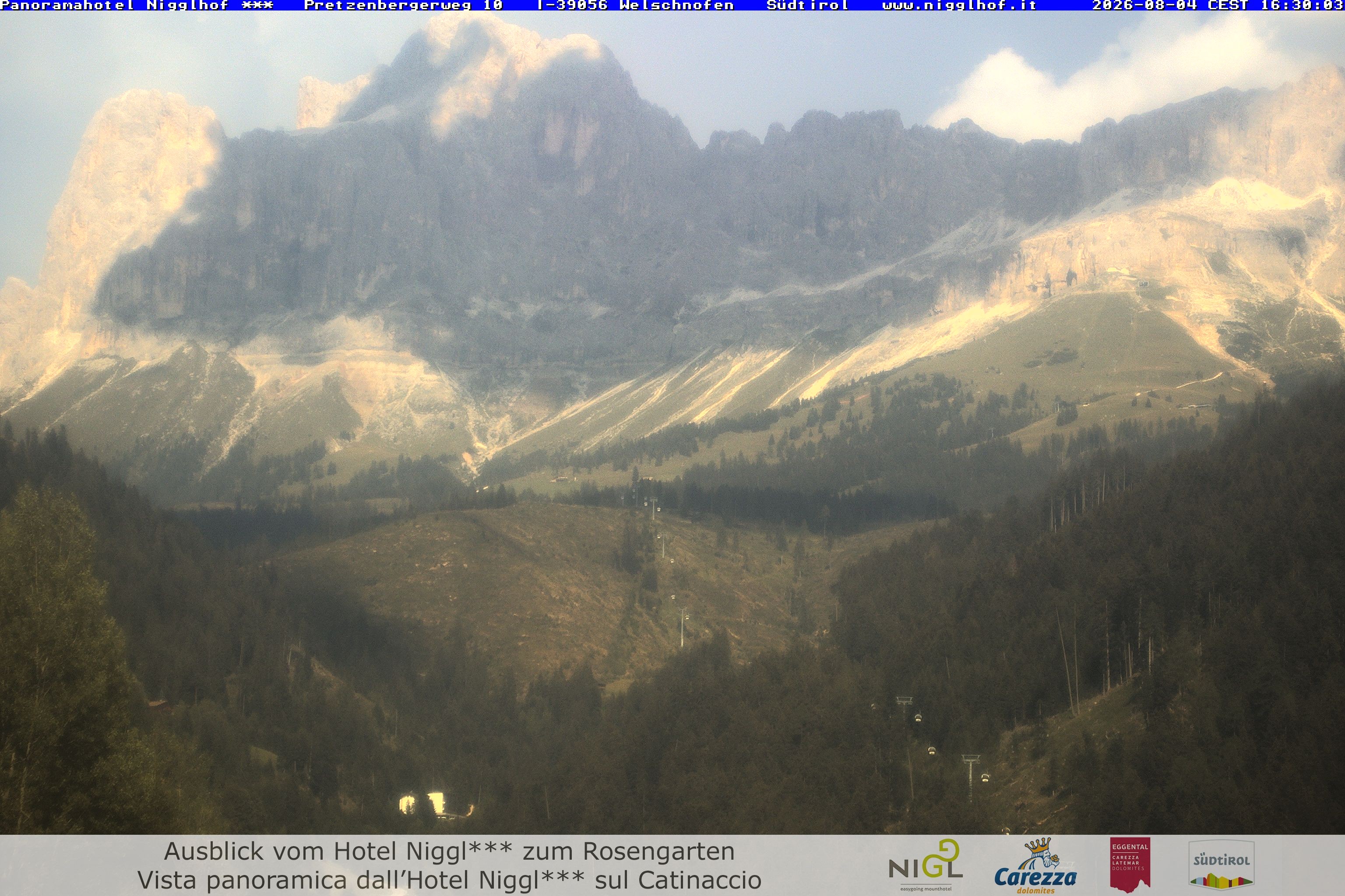 Archiv Foto Webcam Welschnofen: Hotel Nigglhof