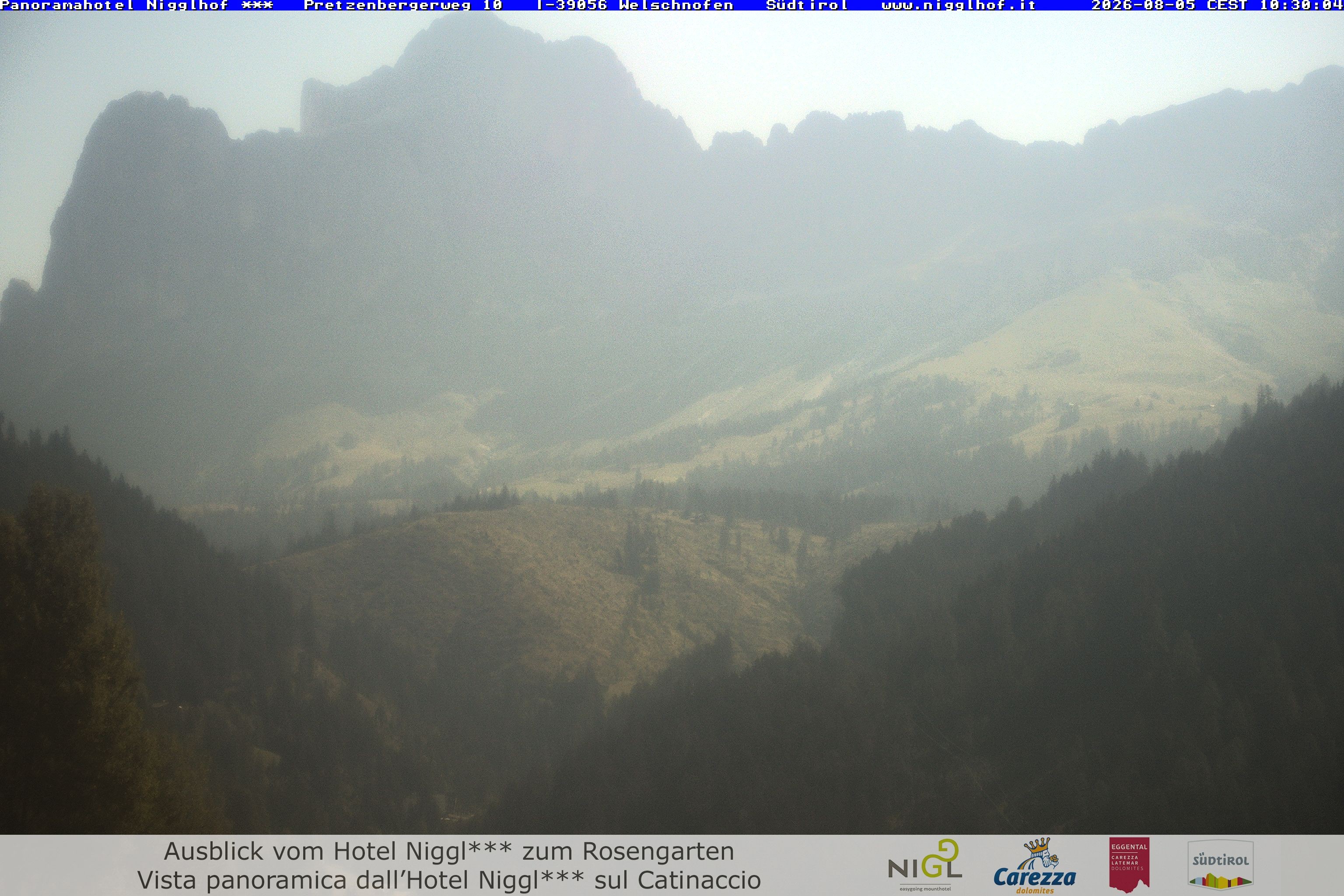 Archived image Webcam Welschnofen: Hotel Nigglhof