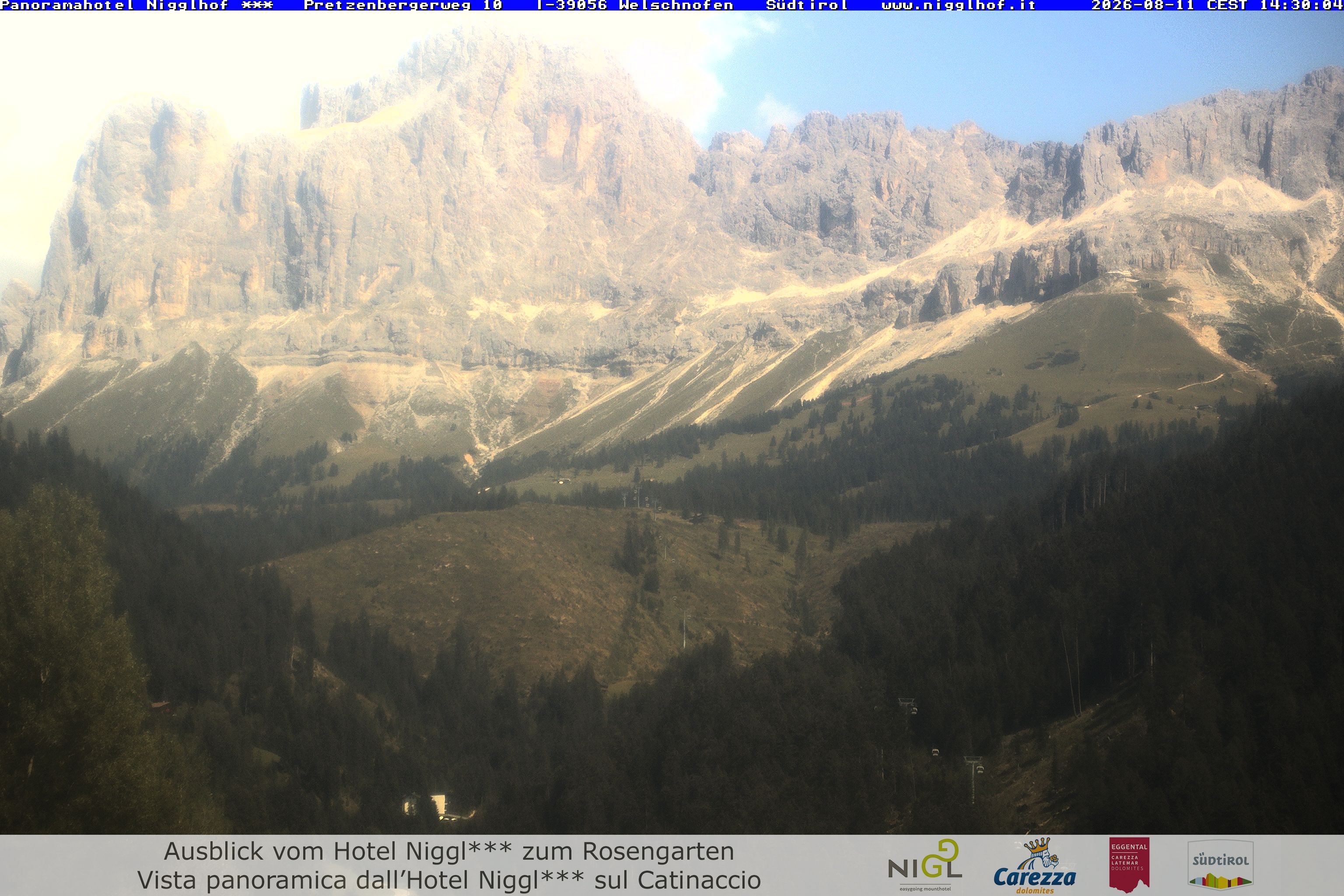 Archived image Webcam Welschnofen: Hotel Nigglhof
