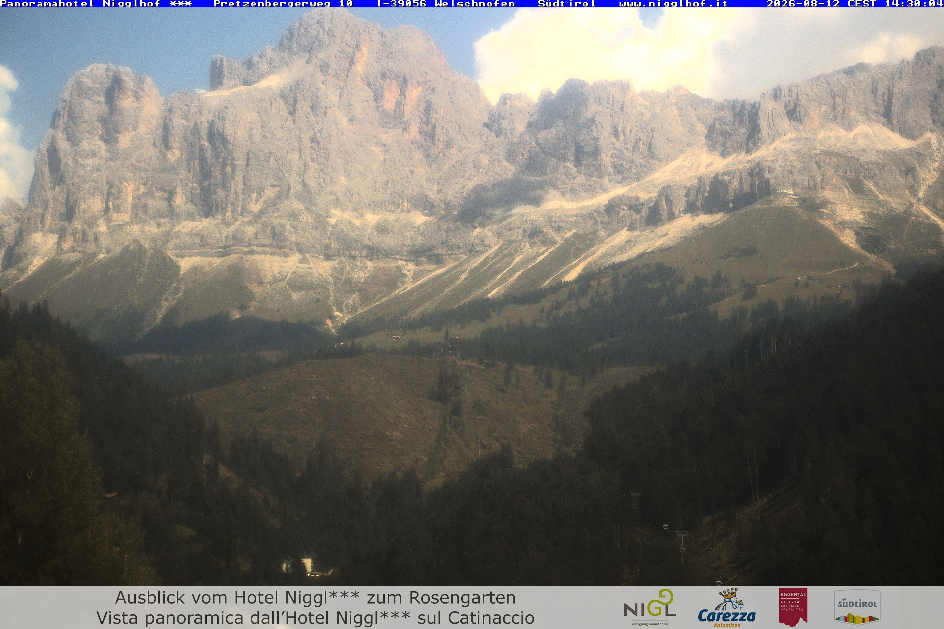 Archiv Foto Webcam Welschnofen: Hotel Nigglhof