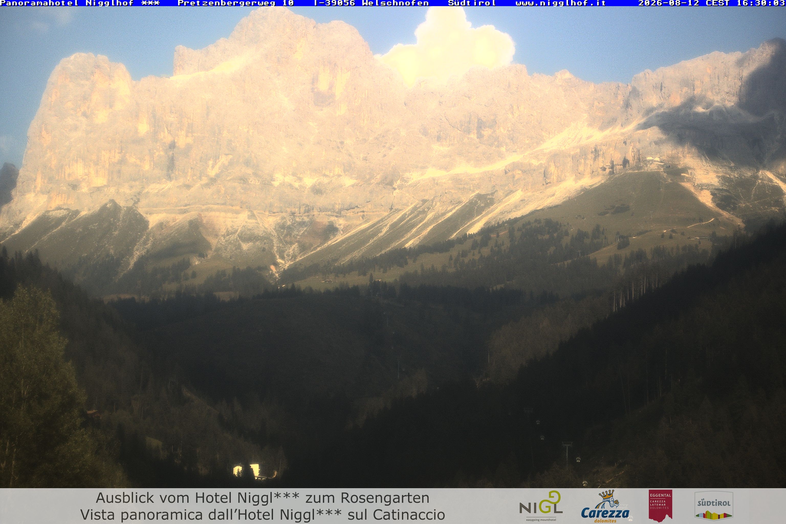 Archiv Foto Webcam Welschnofen: Hotel Nigglhof