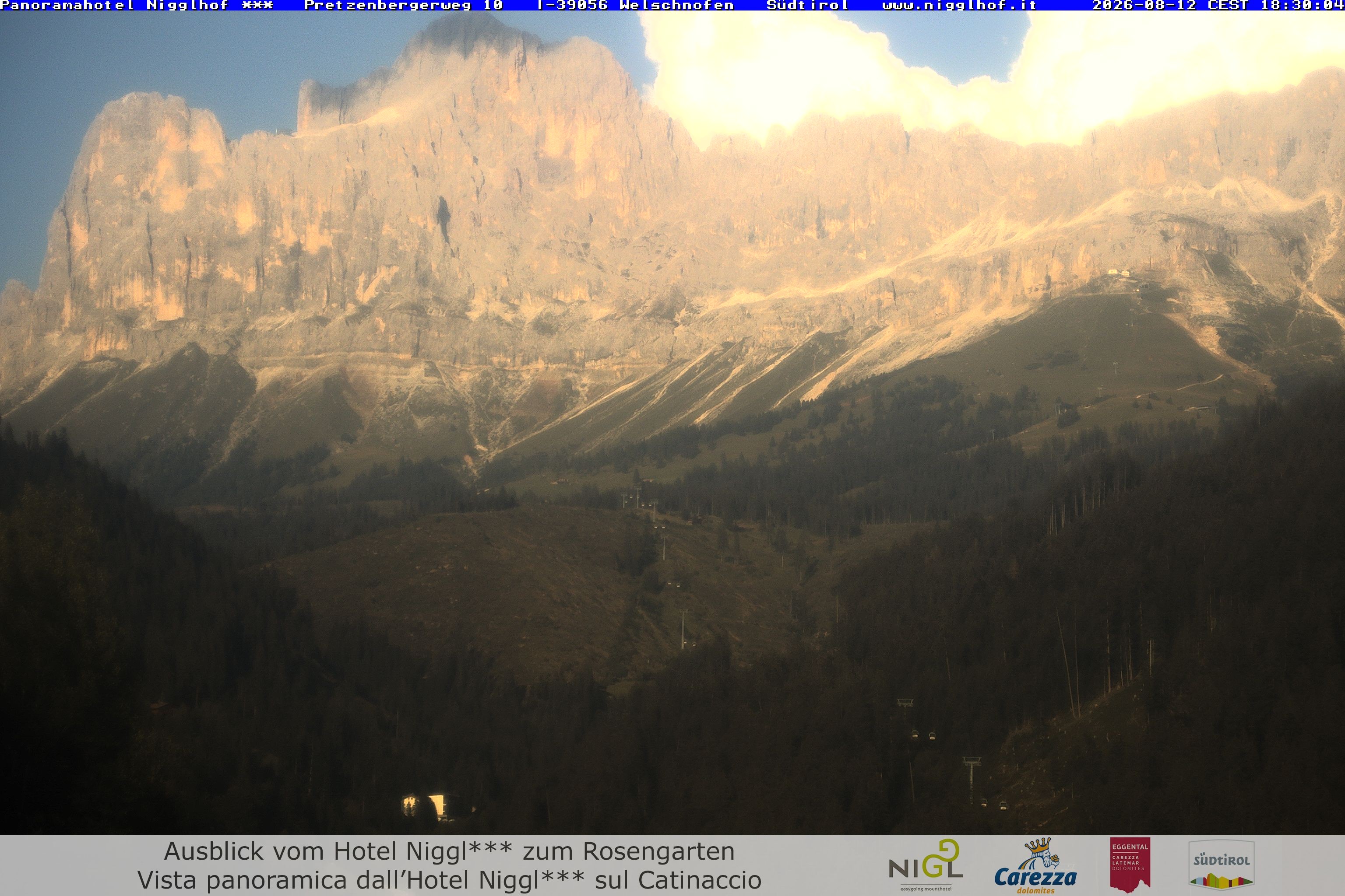 Archived image Webcam Welschnofen: Hotel Nigglhof