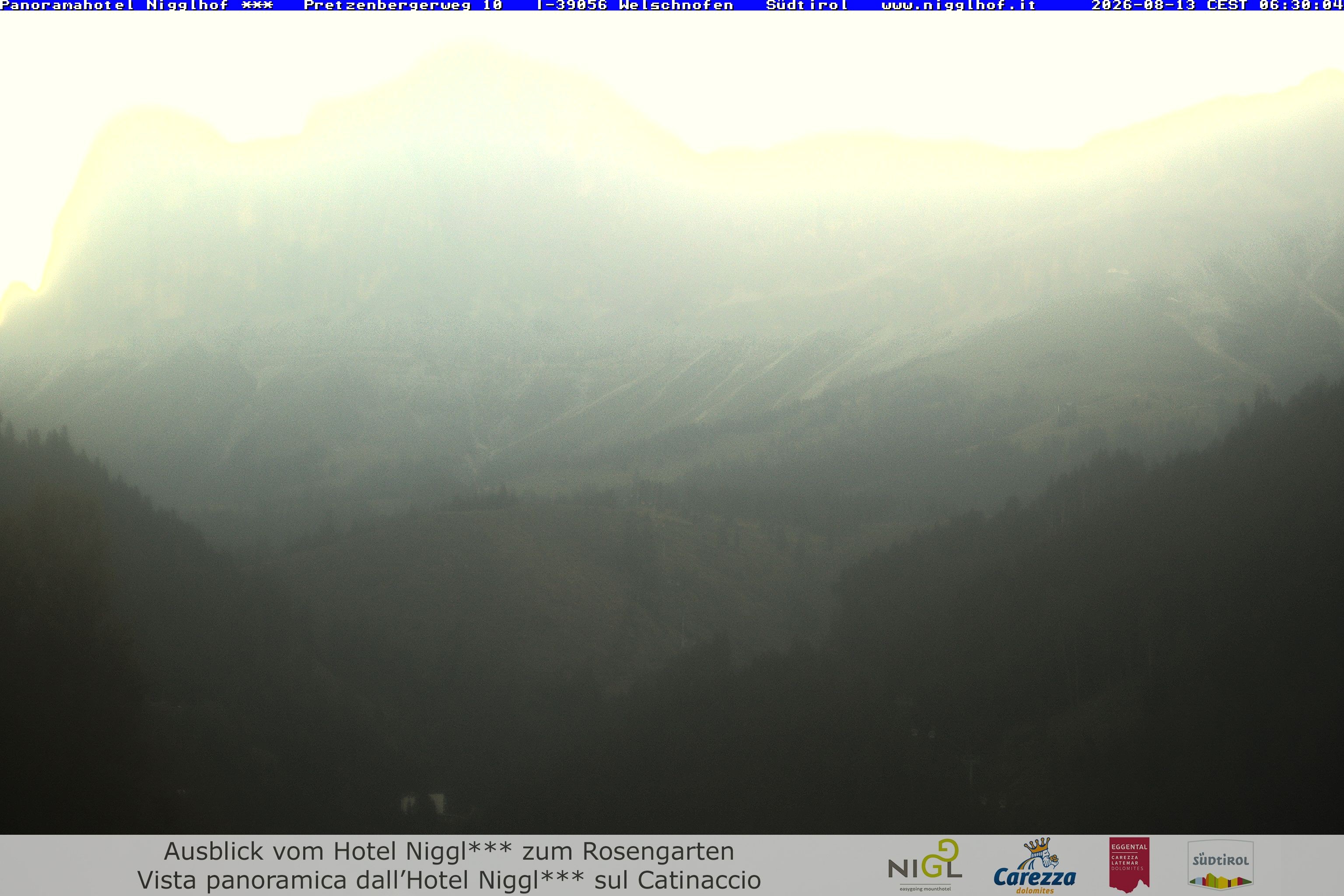 Archived image Webcam Welschnofen: Hotel Nigglhof