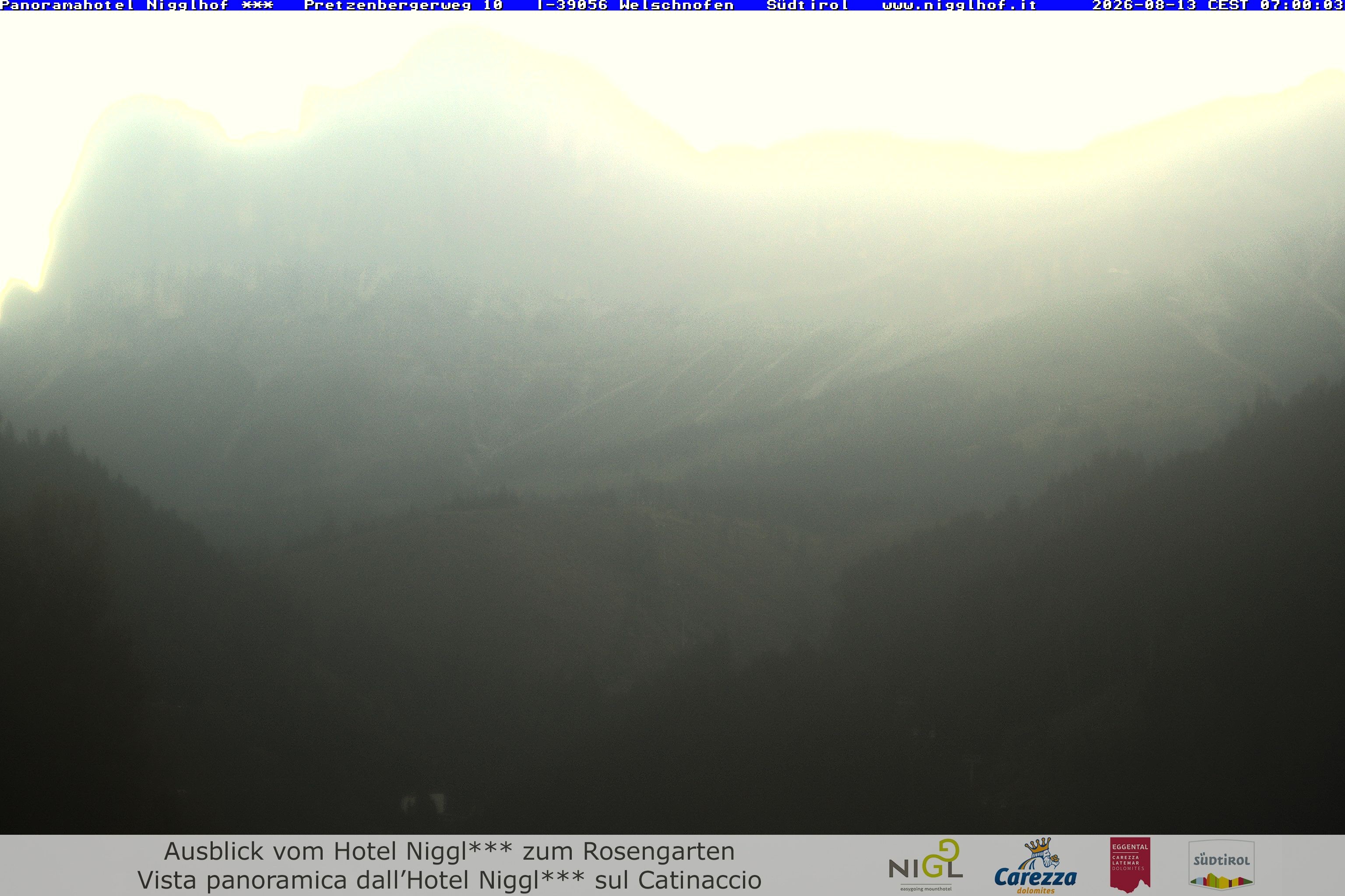 Archived image Webcam Welschnofen: Hotel Nigglhof