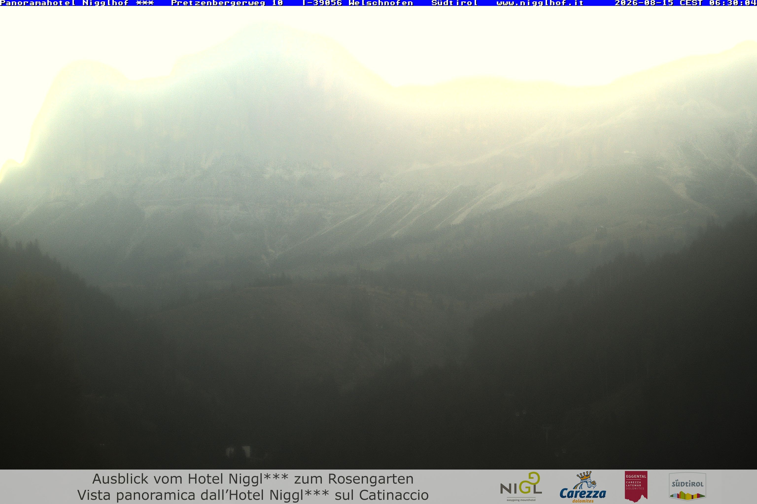 Archived image Webcam Welschnofen: Hotel Nigglhof