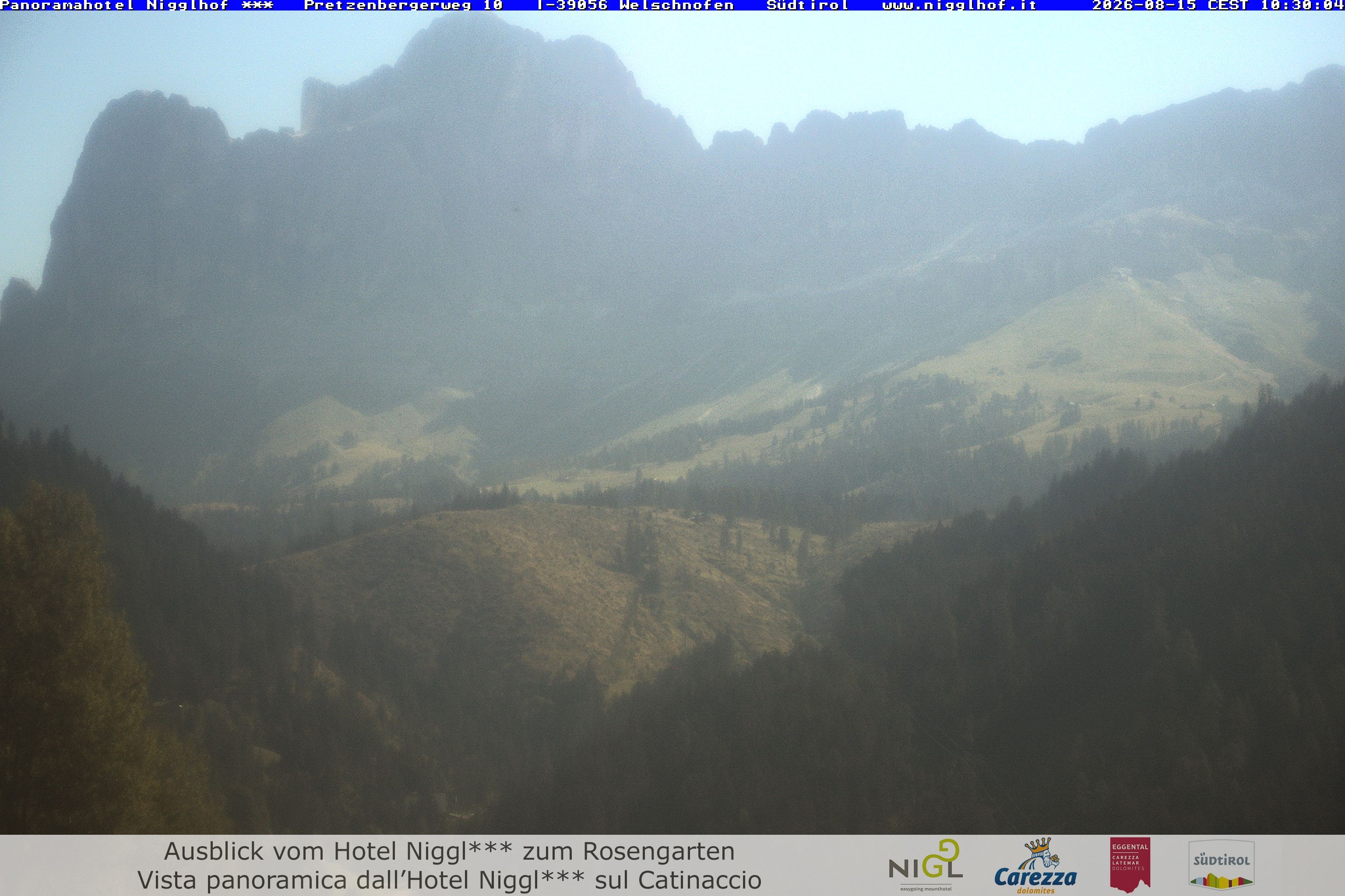 Archived image Webcam Welschnofen: Hotel Nigglhof