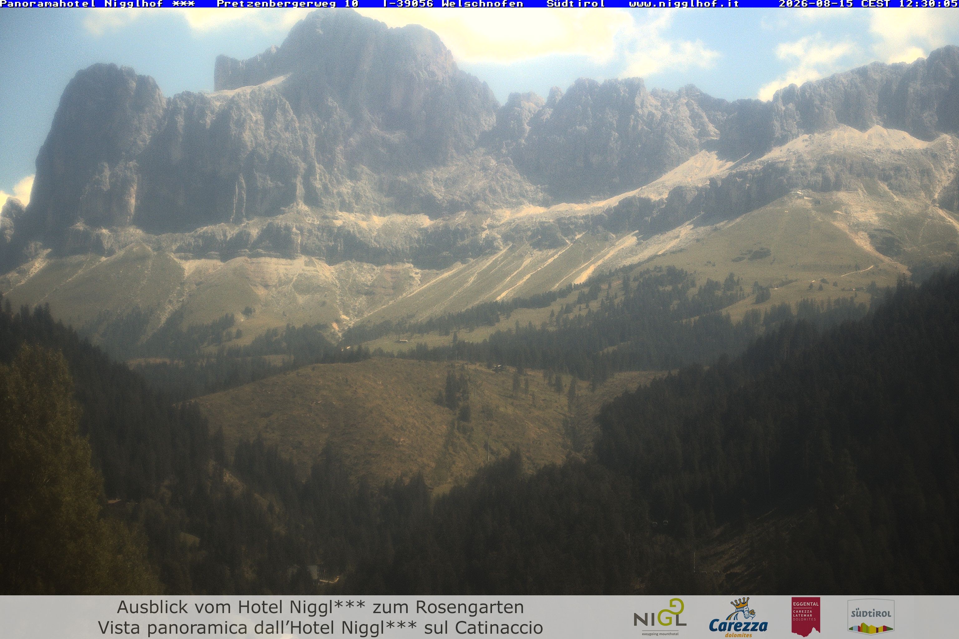 Archived image Webcam Welschnofen: Hotel Nigglhof
