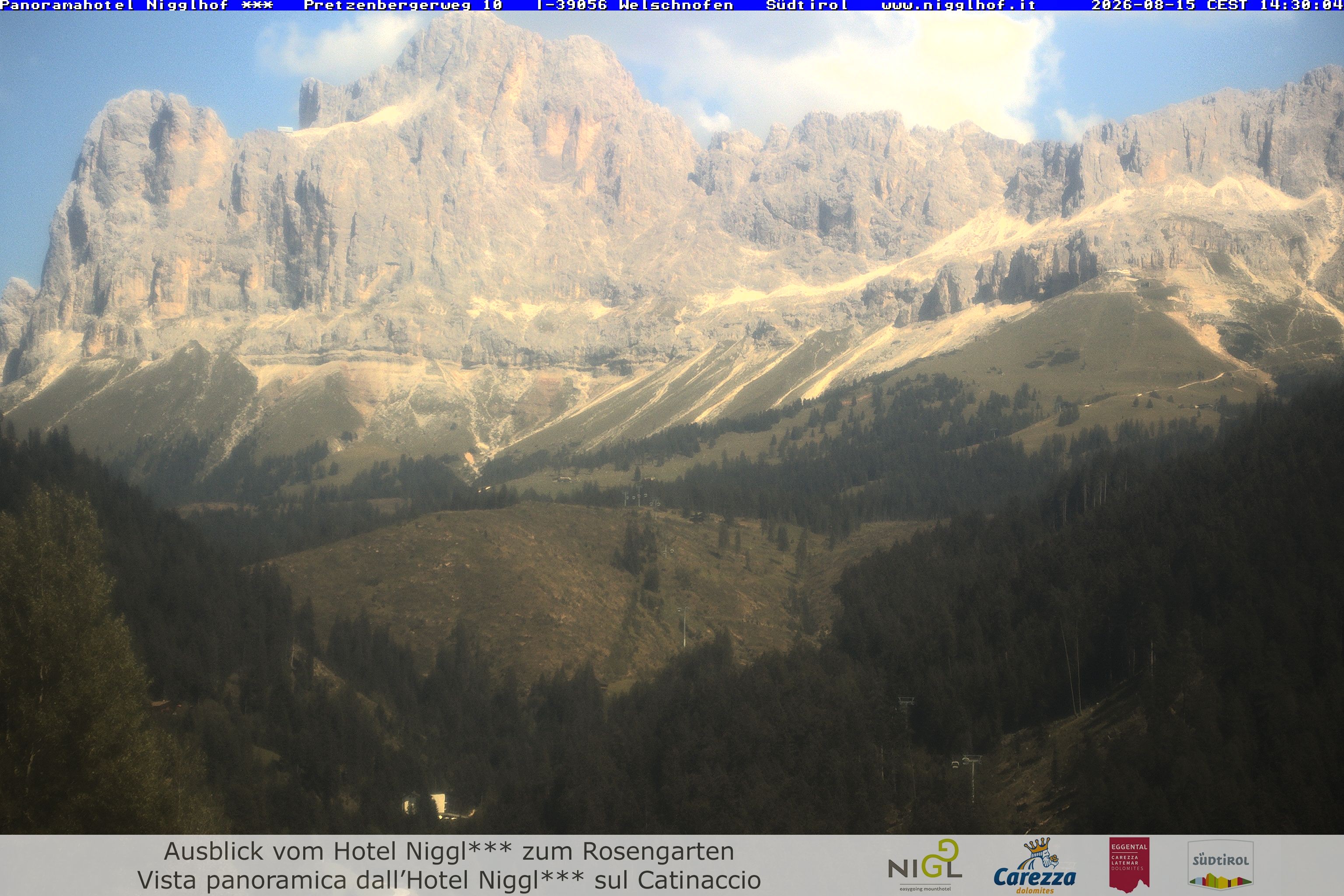 Archived image Webcam Welschnofen: Hotel Nigglhof