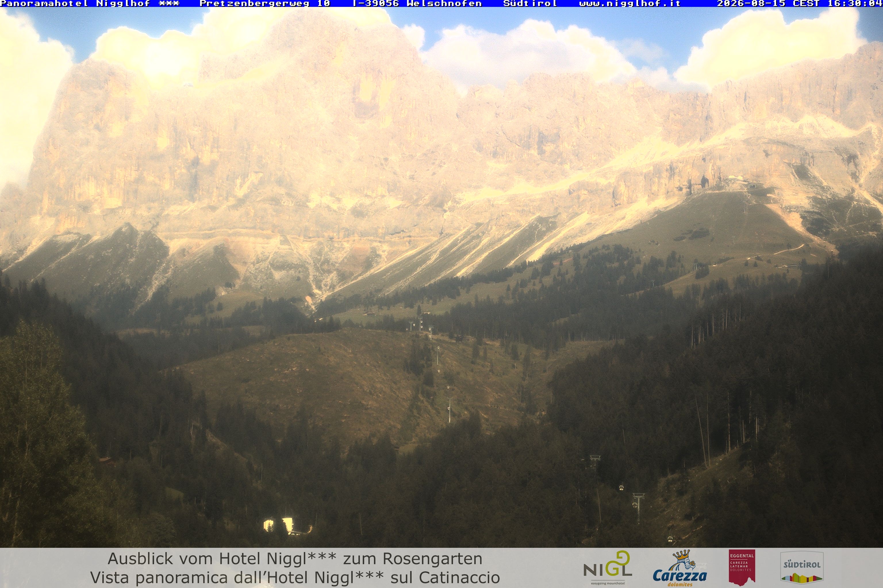 Archived image Webcam Welschnofen: Hotel Nigglhof