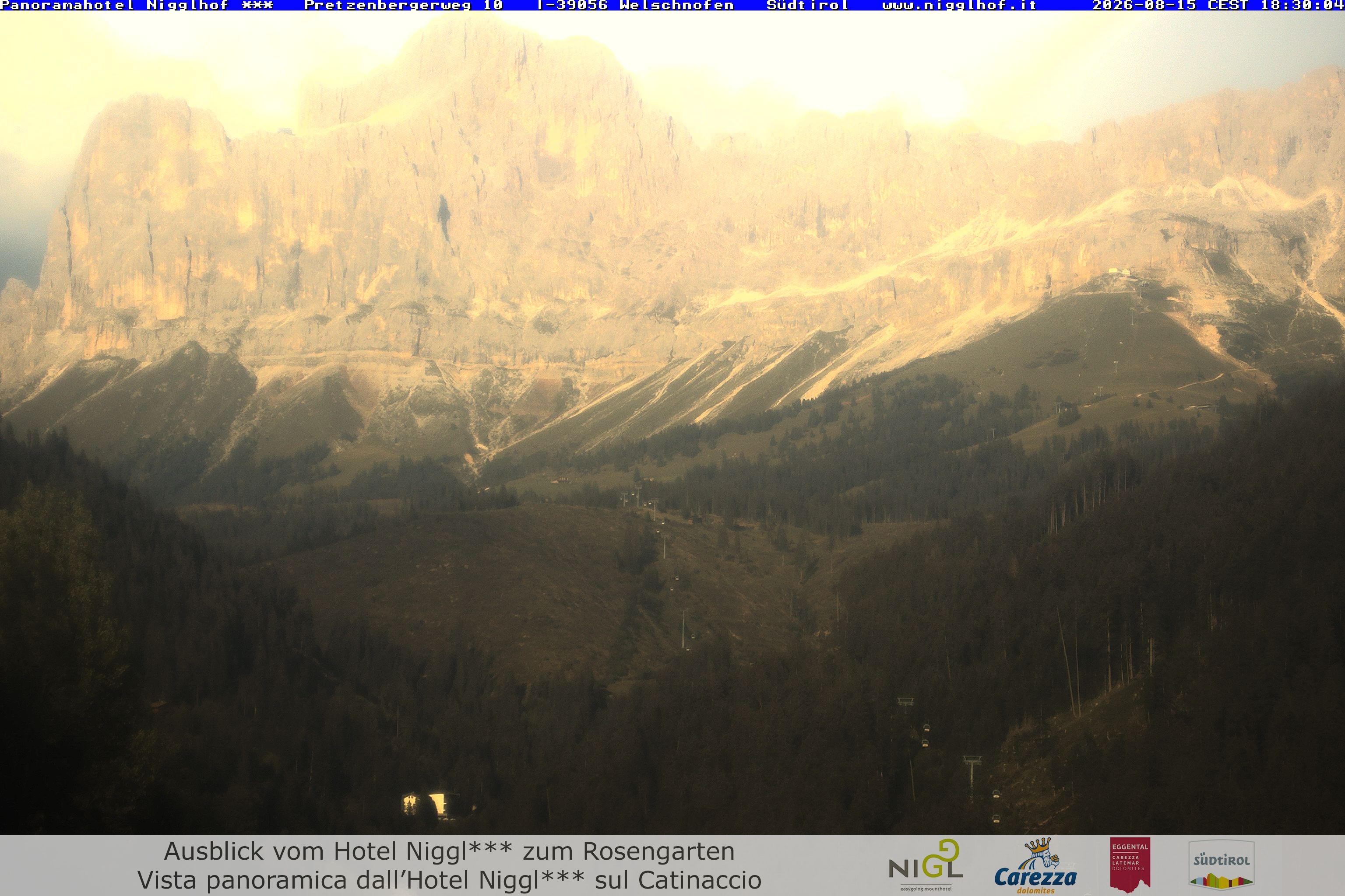 Archived image Webcam Welschnofen: Hotel Nigglhof