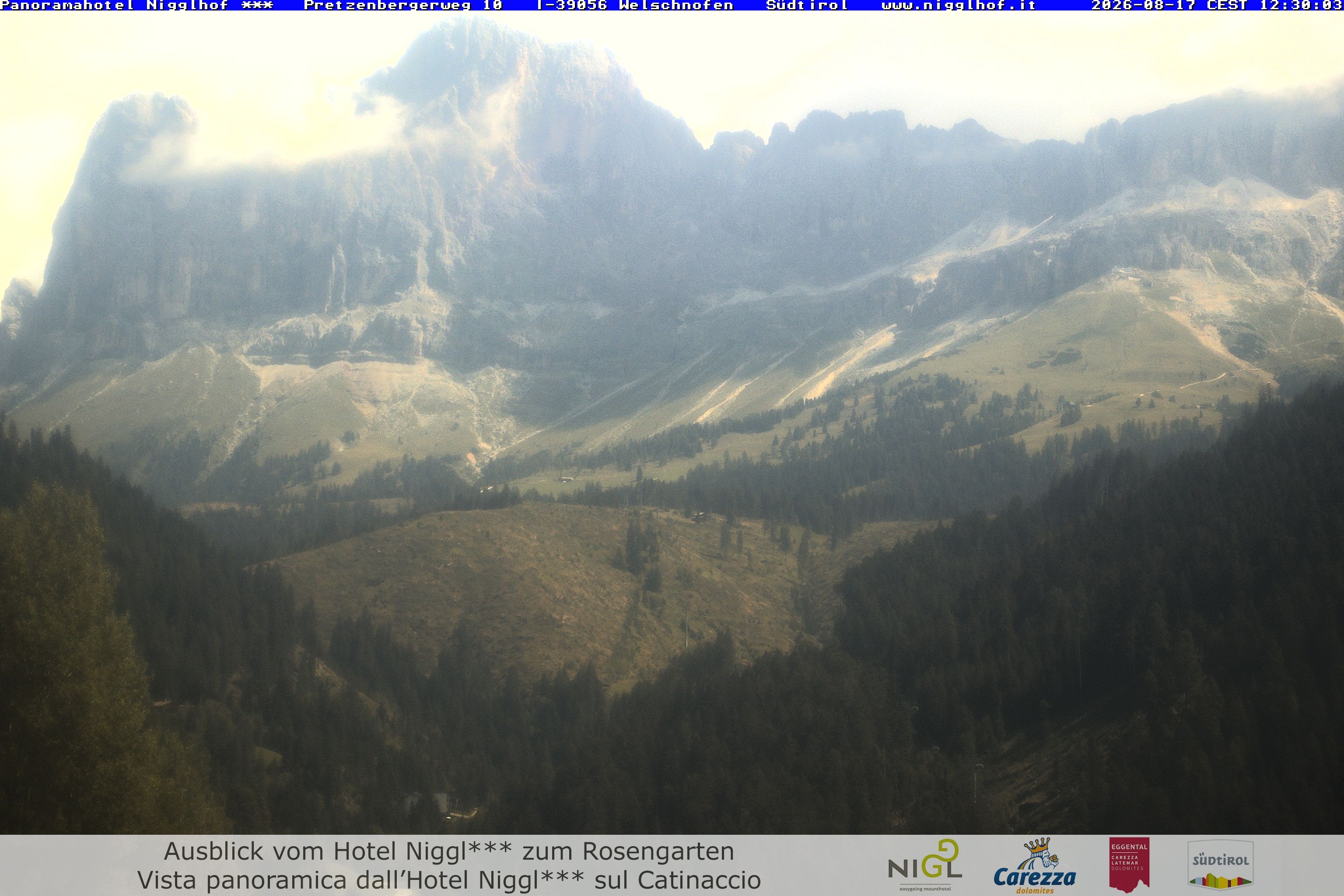 Archiv Foto Webcam Welschnofen: Hotel Nigglhof