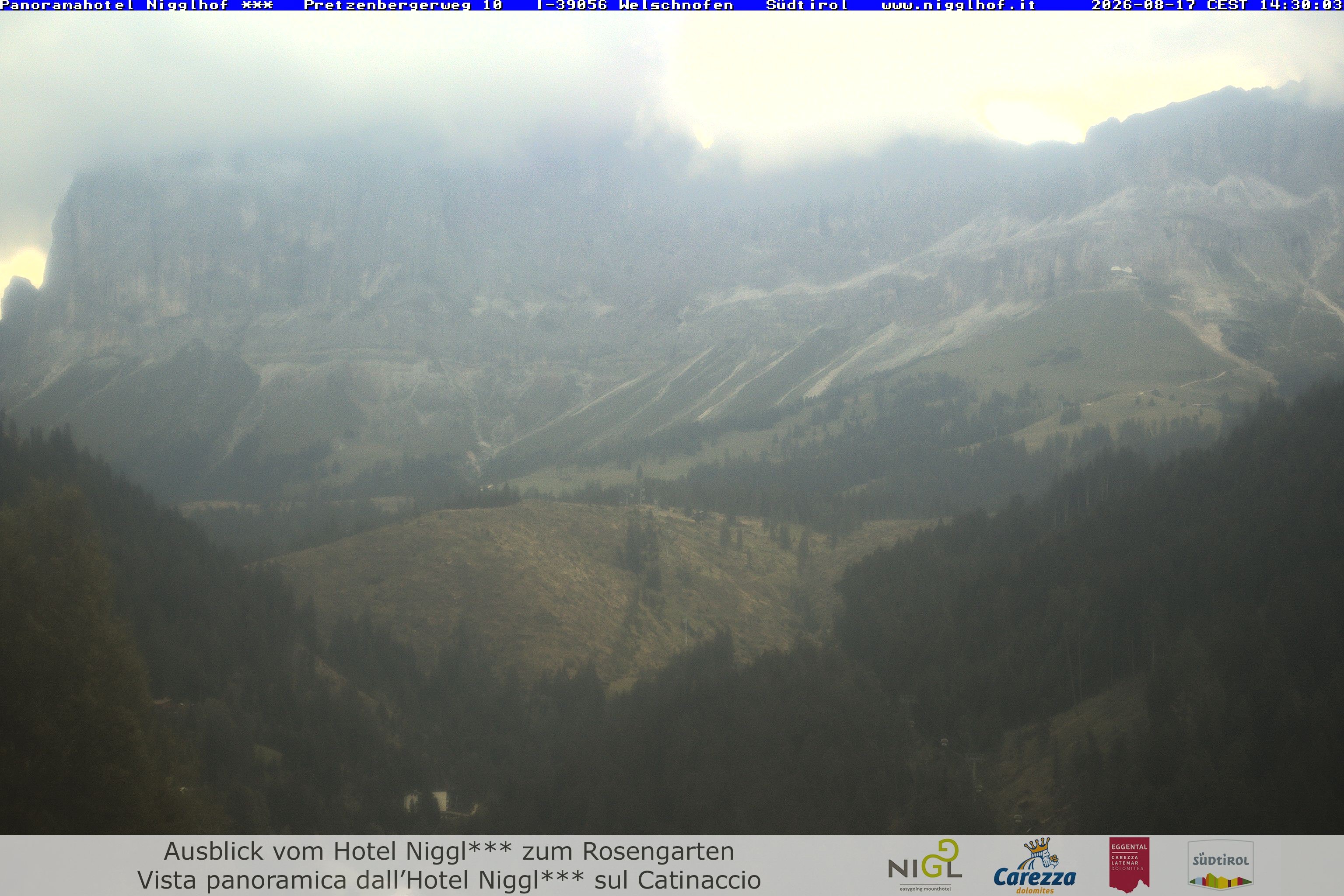Archiv Foto Webcam Welschnofen: Hotel Nigglhof
