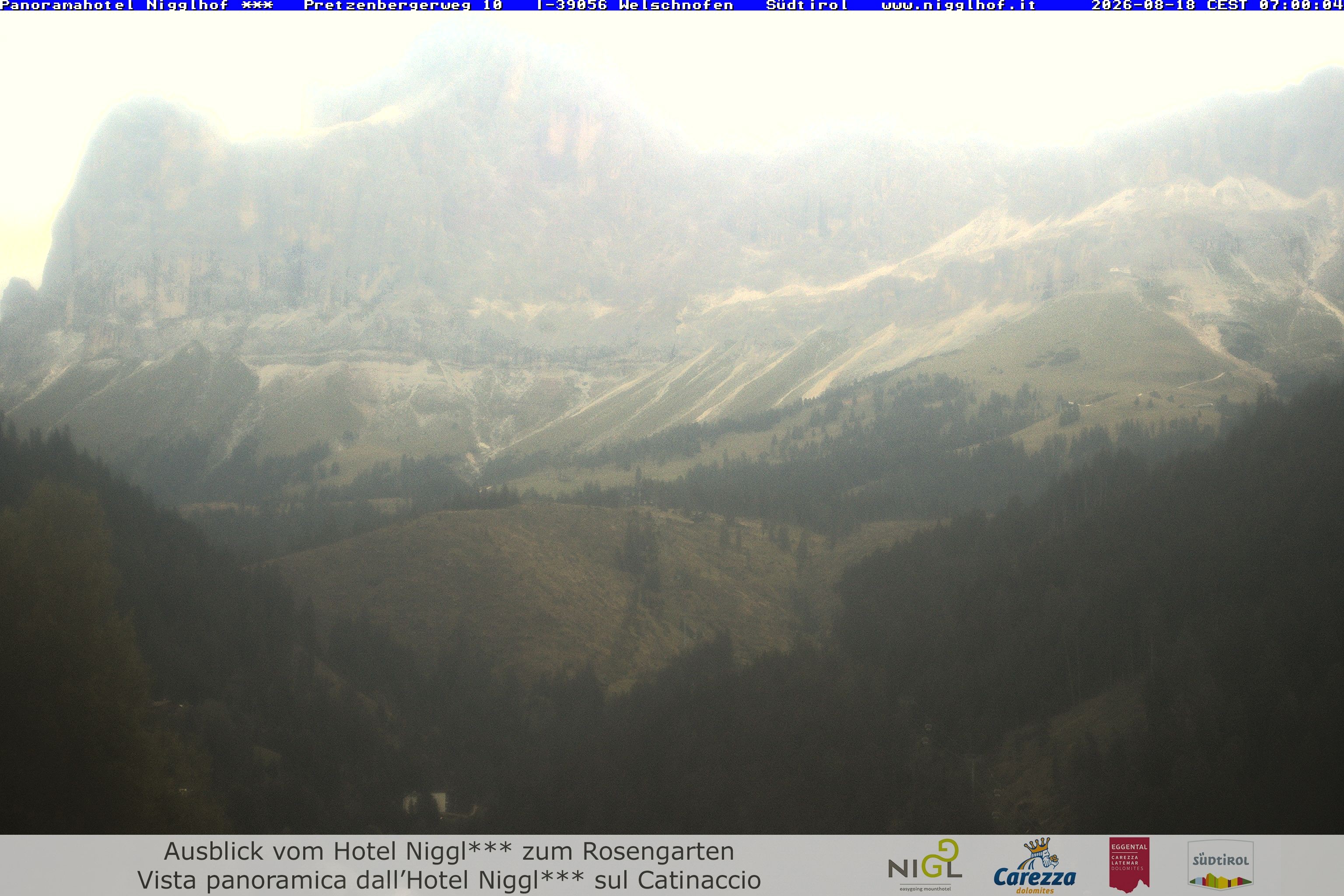 Archived image Webcam Welschnofen: Hotel Nigglhof