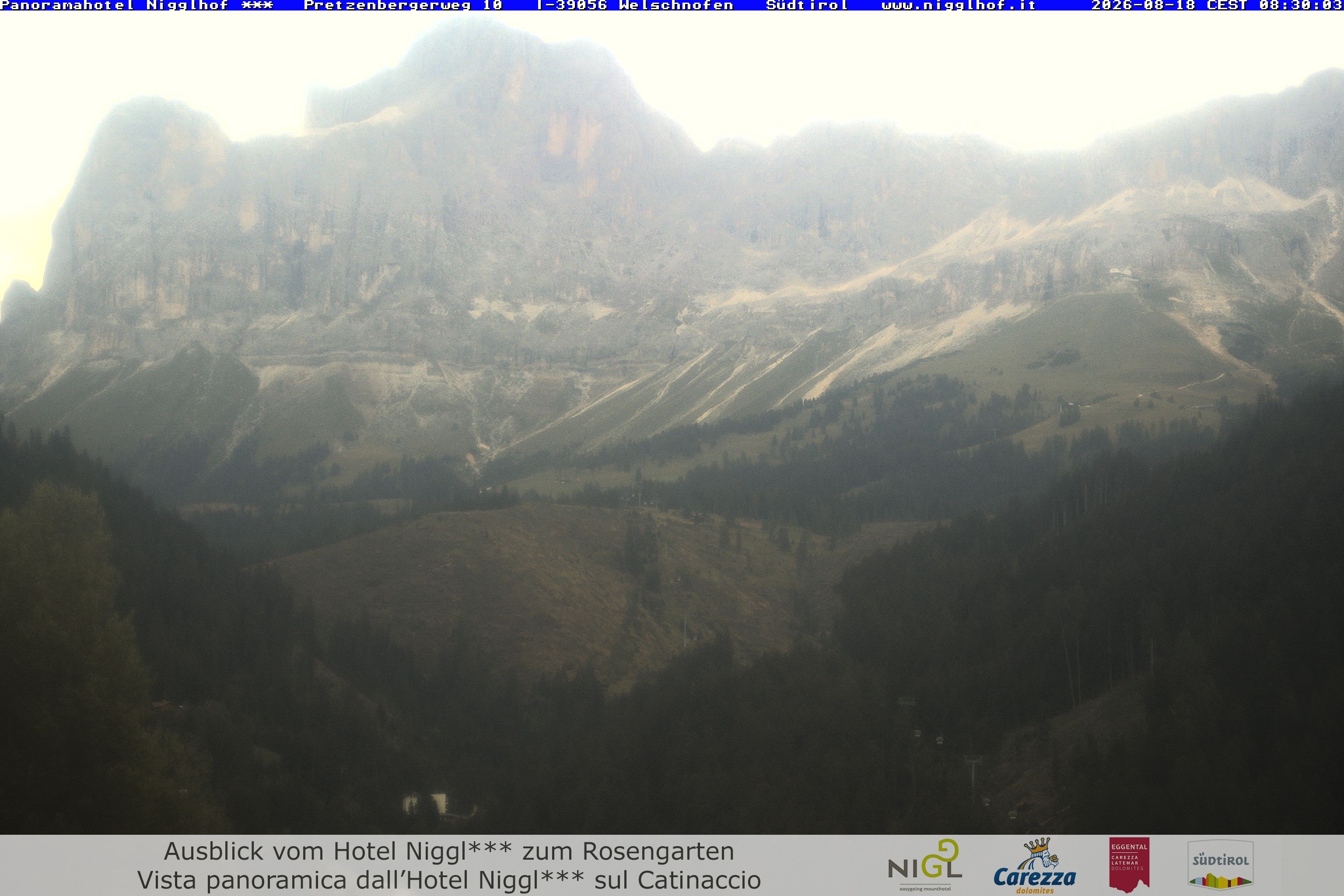 Archived image Webcam Welschnofen: Hotel Nigglhof