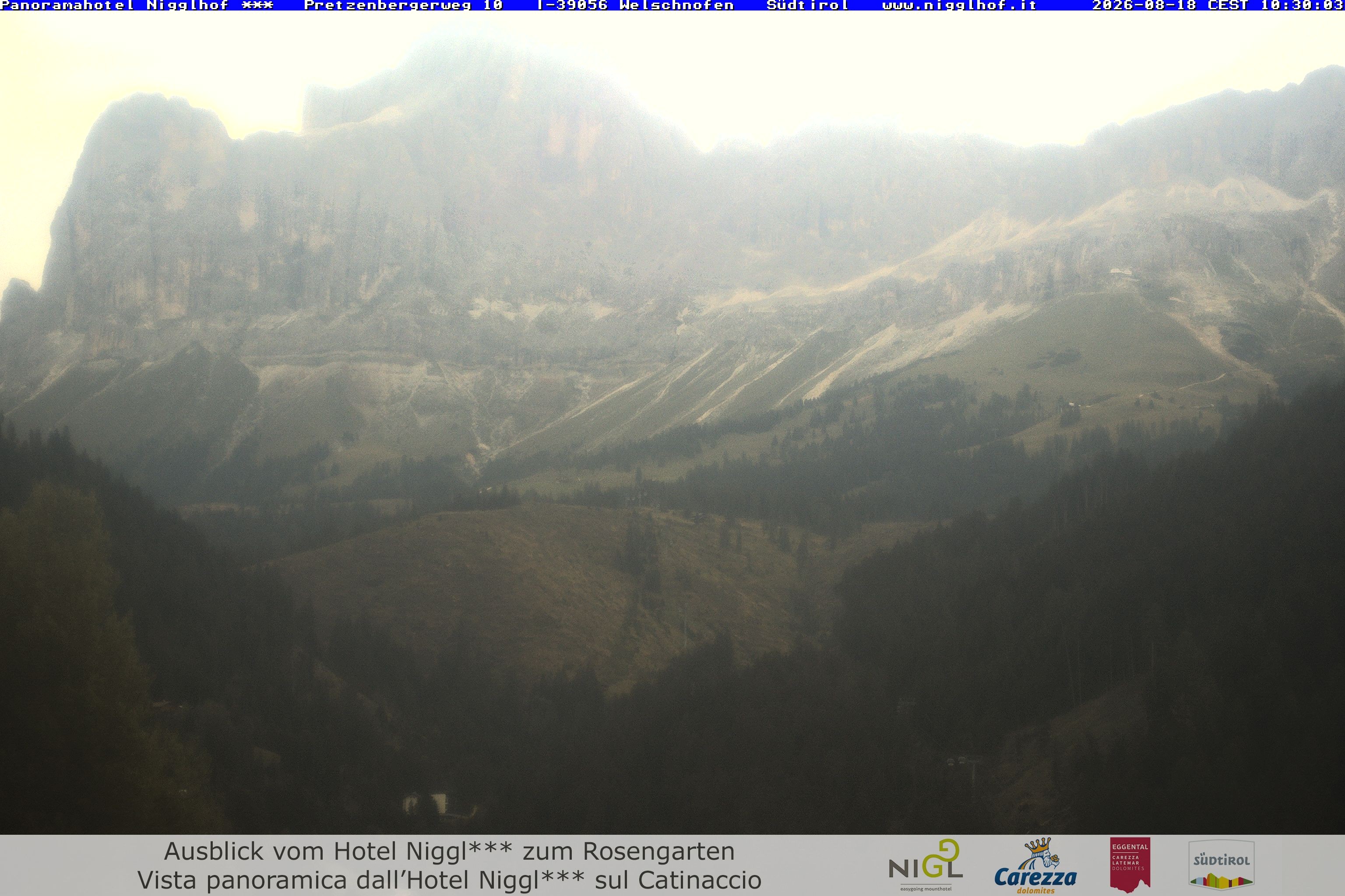 Archiv Foto Webcam Welschnofen: Hotel Nigglhof