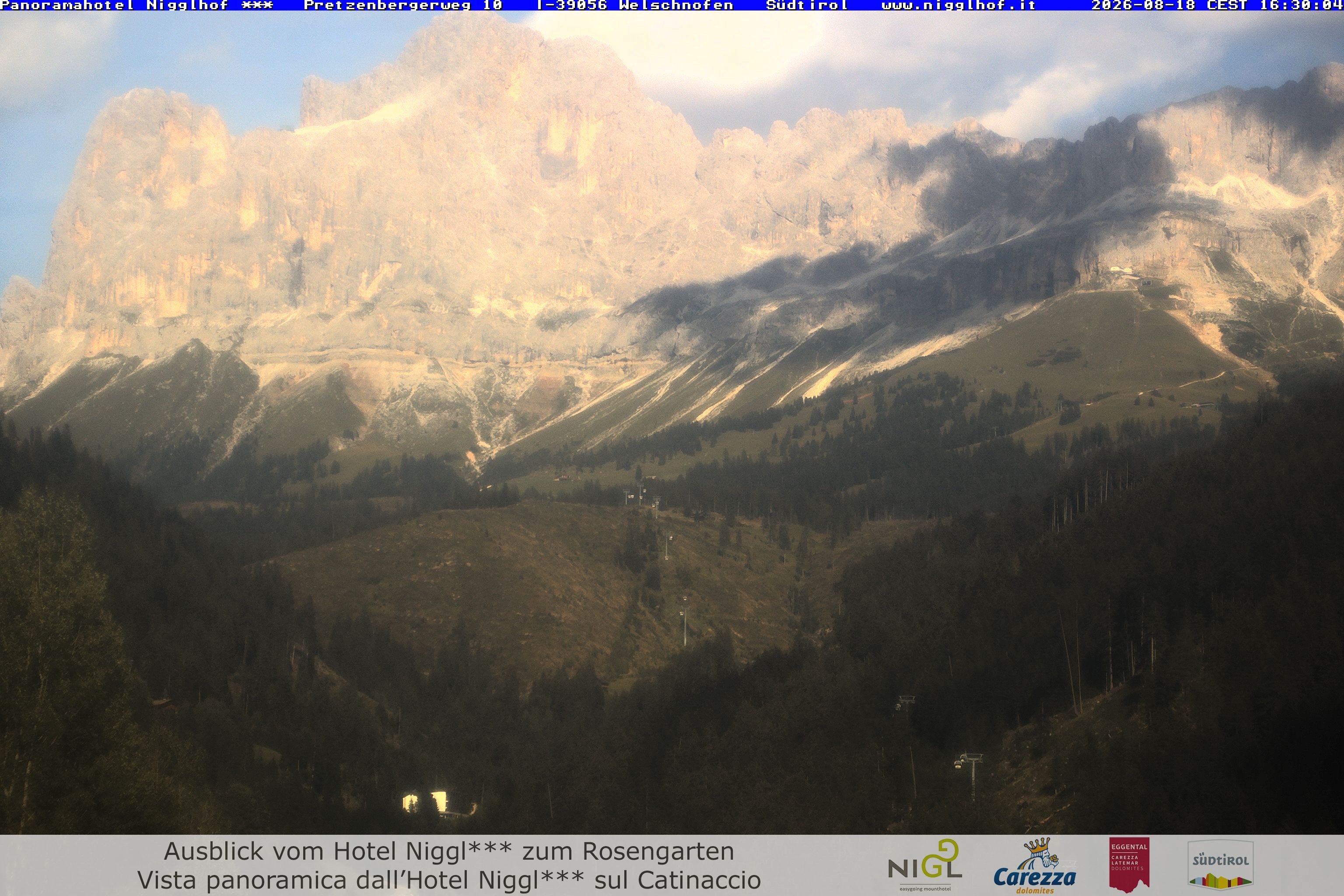 Archiv Foto Webcam Welschnofen: Hotel Nigglhof