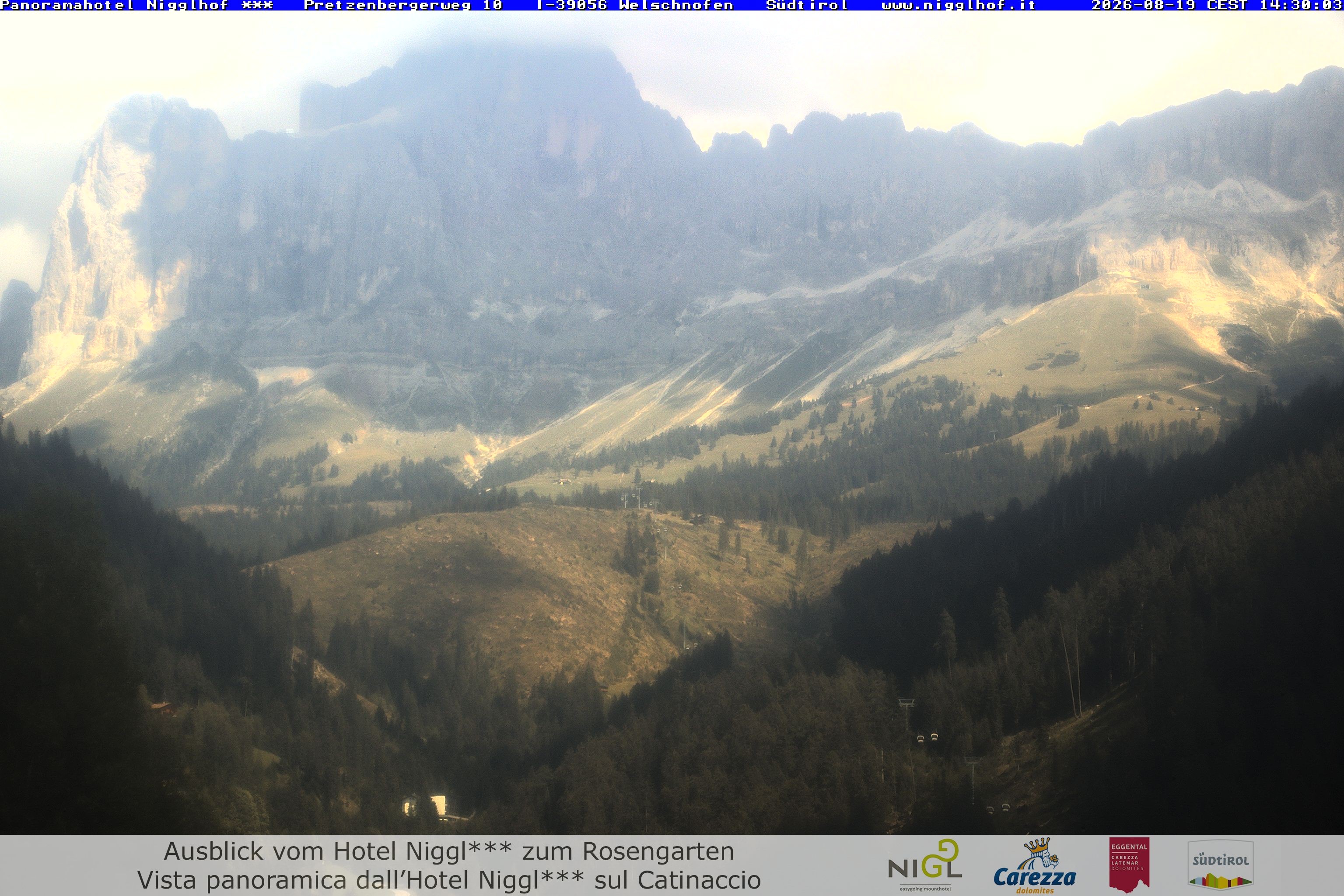 Archiv Foto Webcam Welschnofen: Hotel Nigglhof