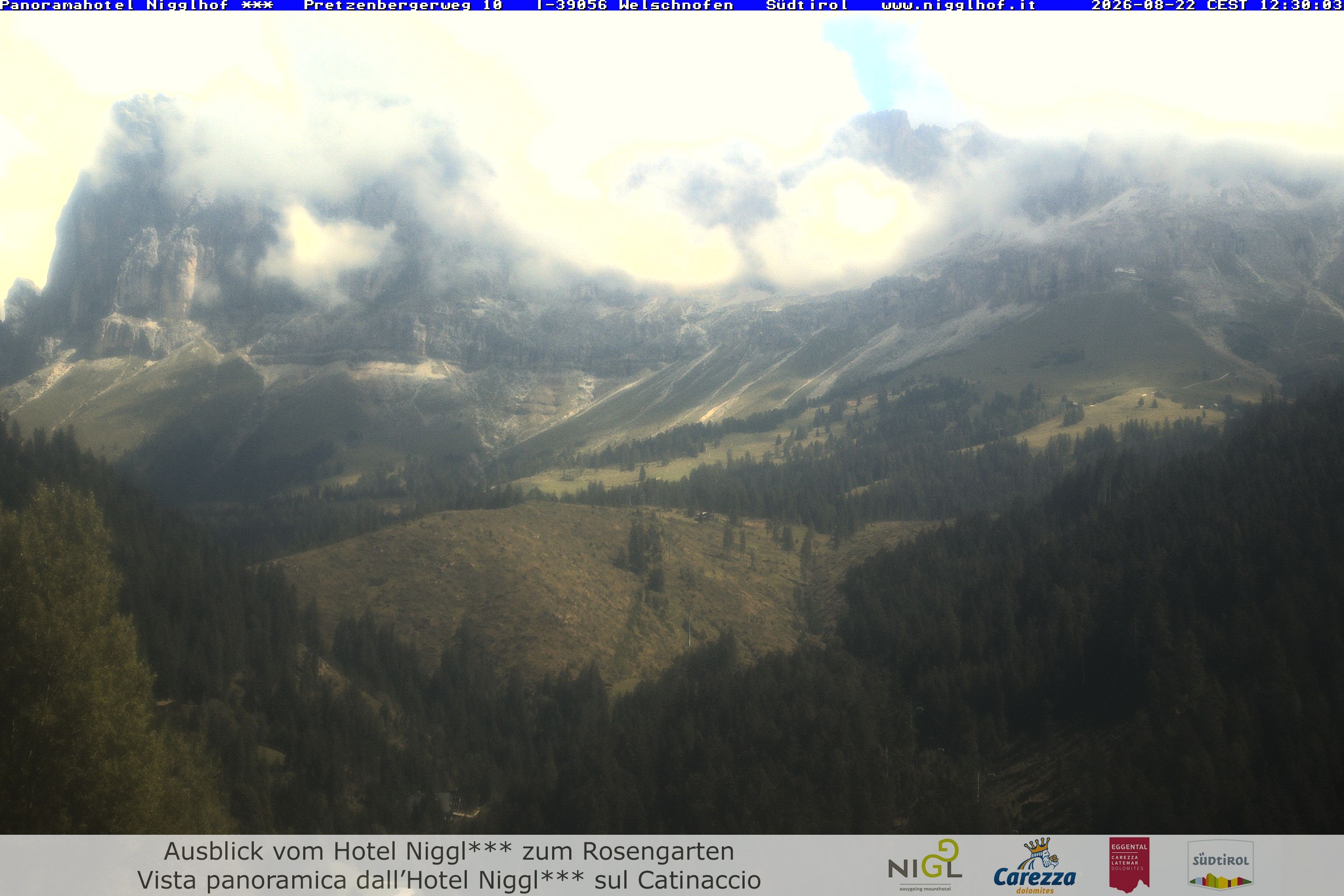 Archived image Webcam Welschnofen: Hotel Nigglhof