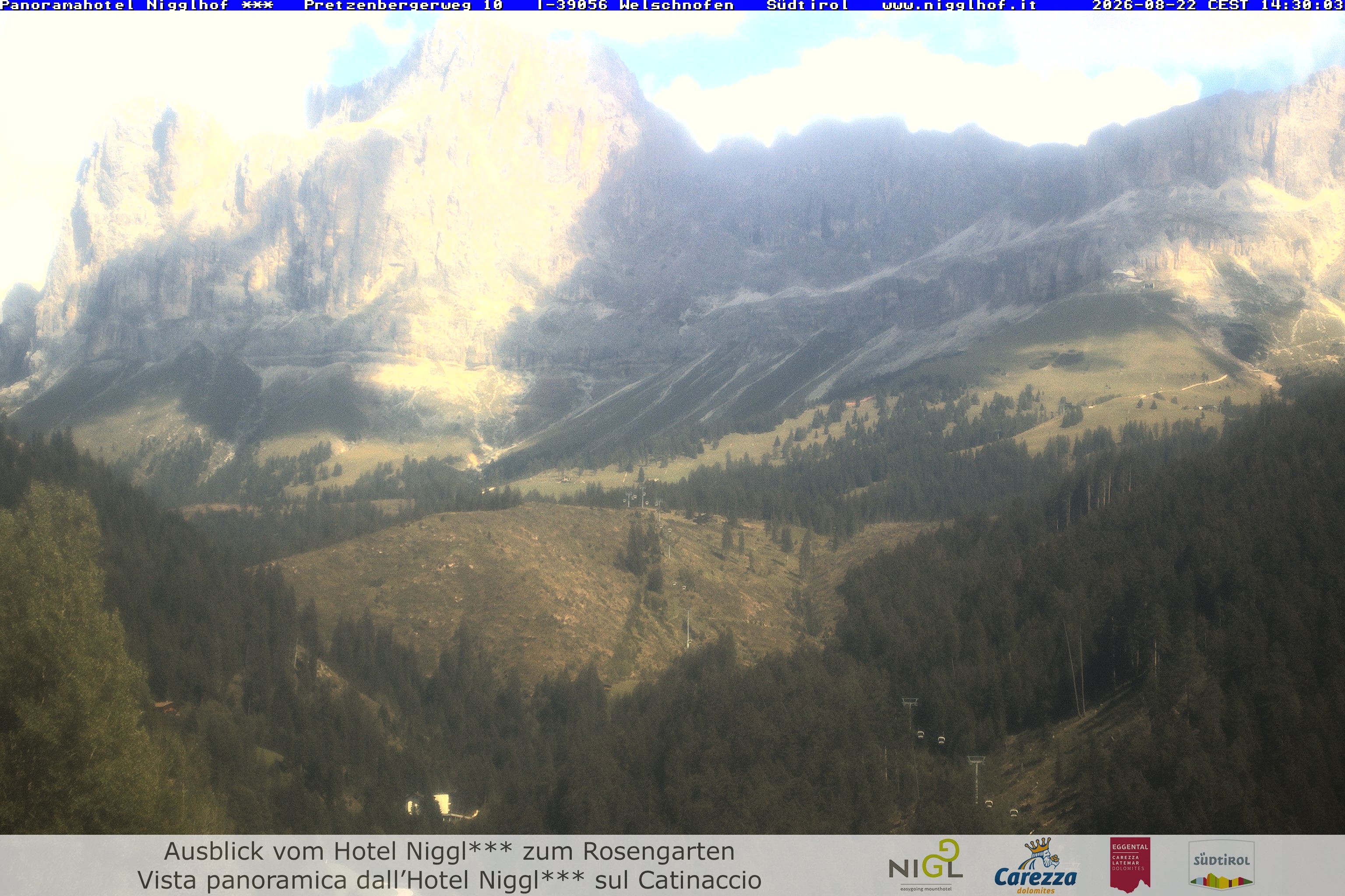 Archived image Webcam Welschnofen: Hotel Nigglhof