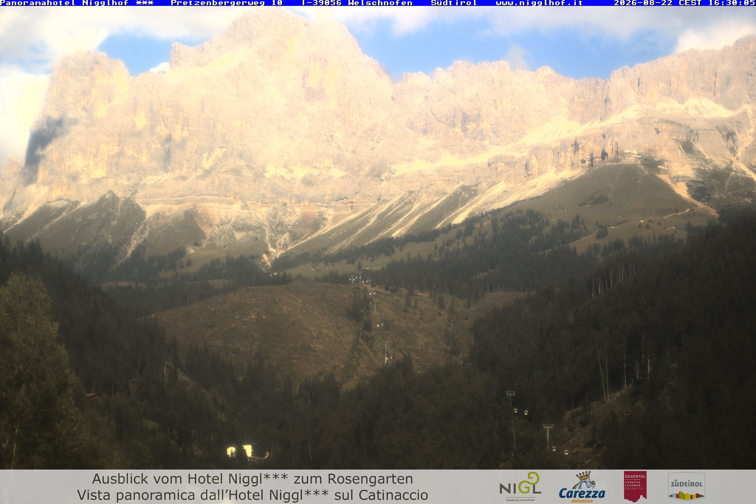 Archived image Webcam Welschnofen: Hotel Nigglhof