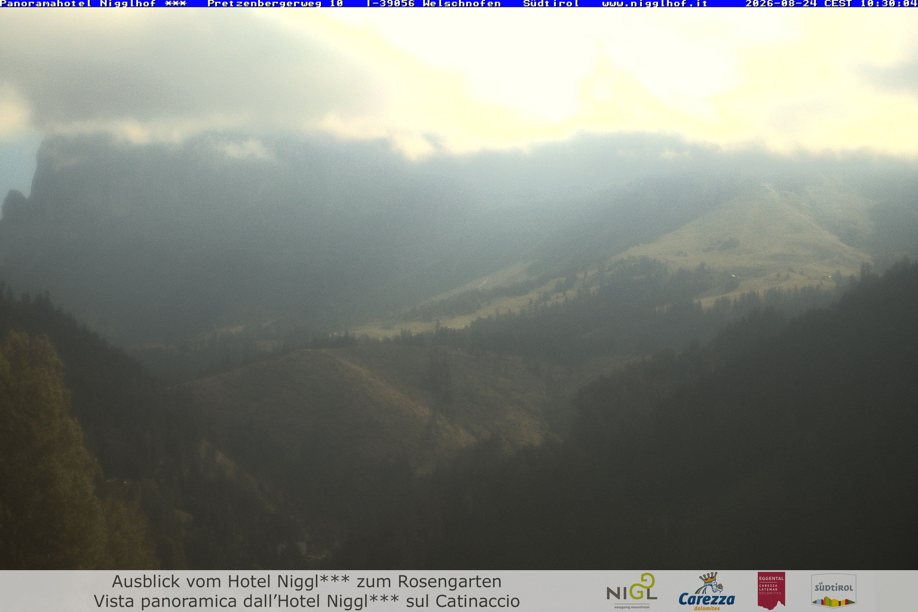 Archived image Webcam Welschnofen: Hotel Nigglhof