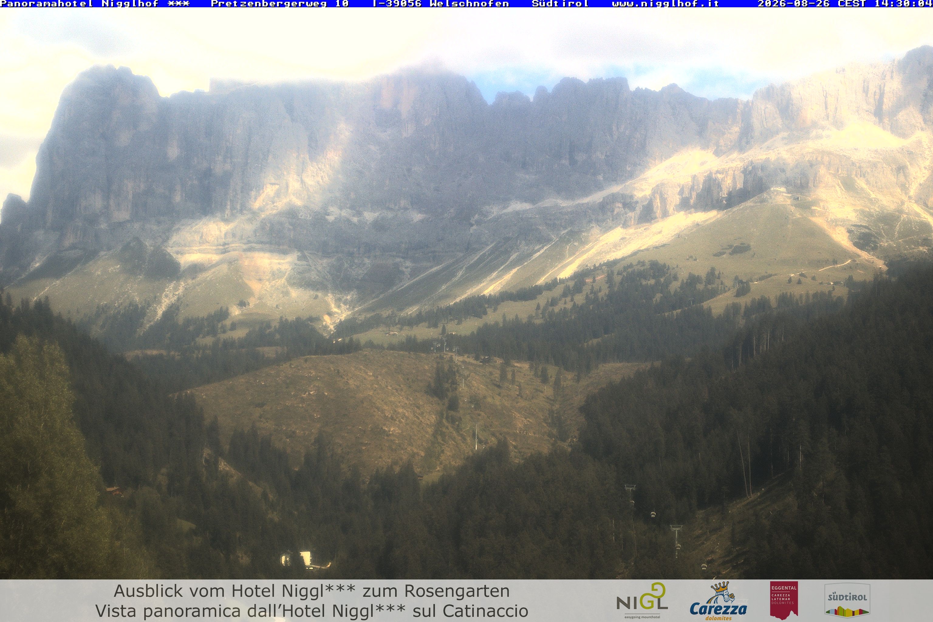 Archiv Foto Webcam Welschnofen: Hotel Nigglhof