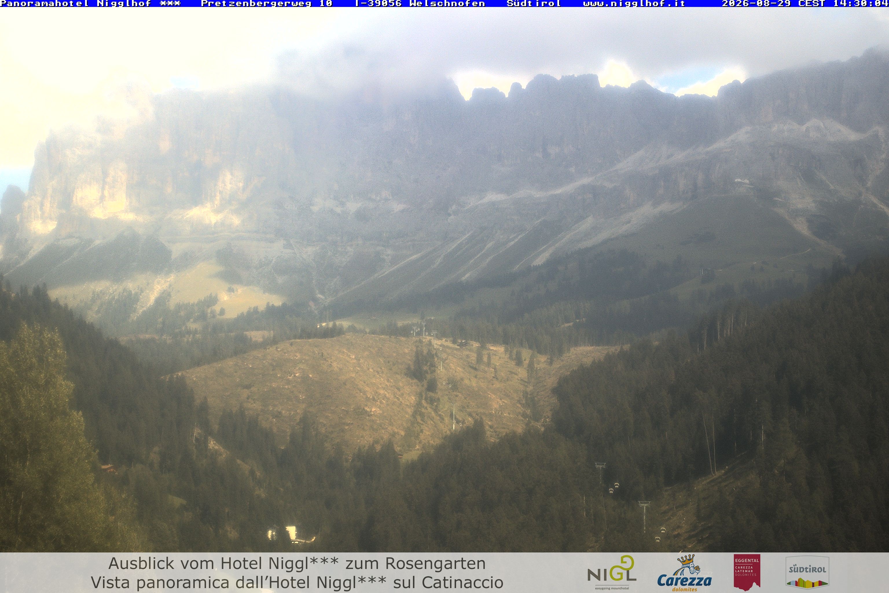 Archived image Webcam Welschnofen: Hotel Nigglhof