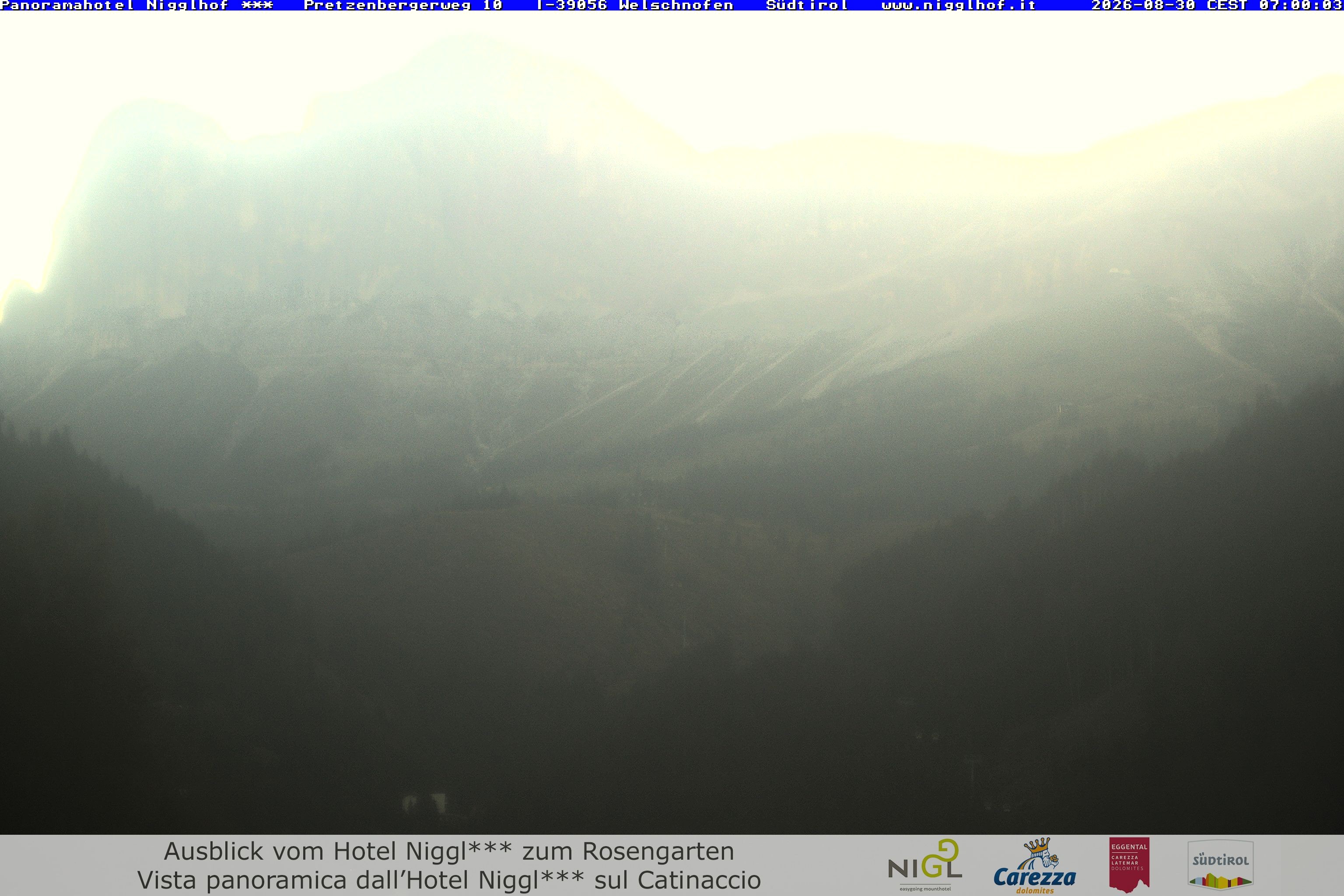 Archived image Webcam Welschnofen: Hotel Nigglhof