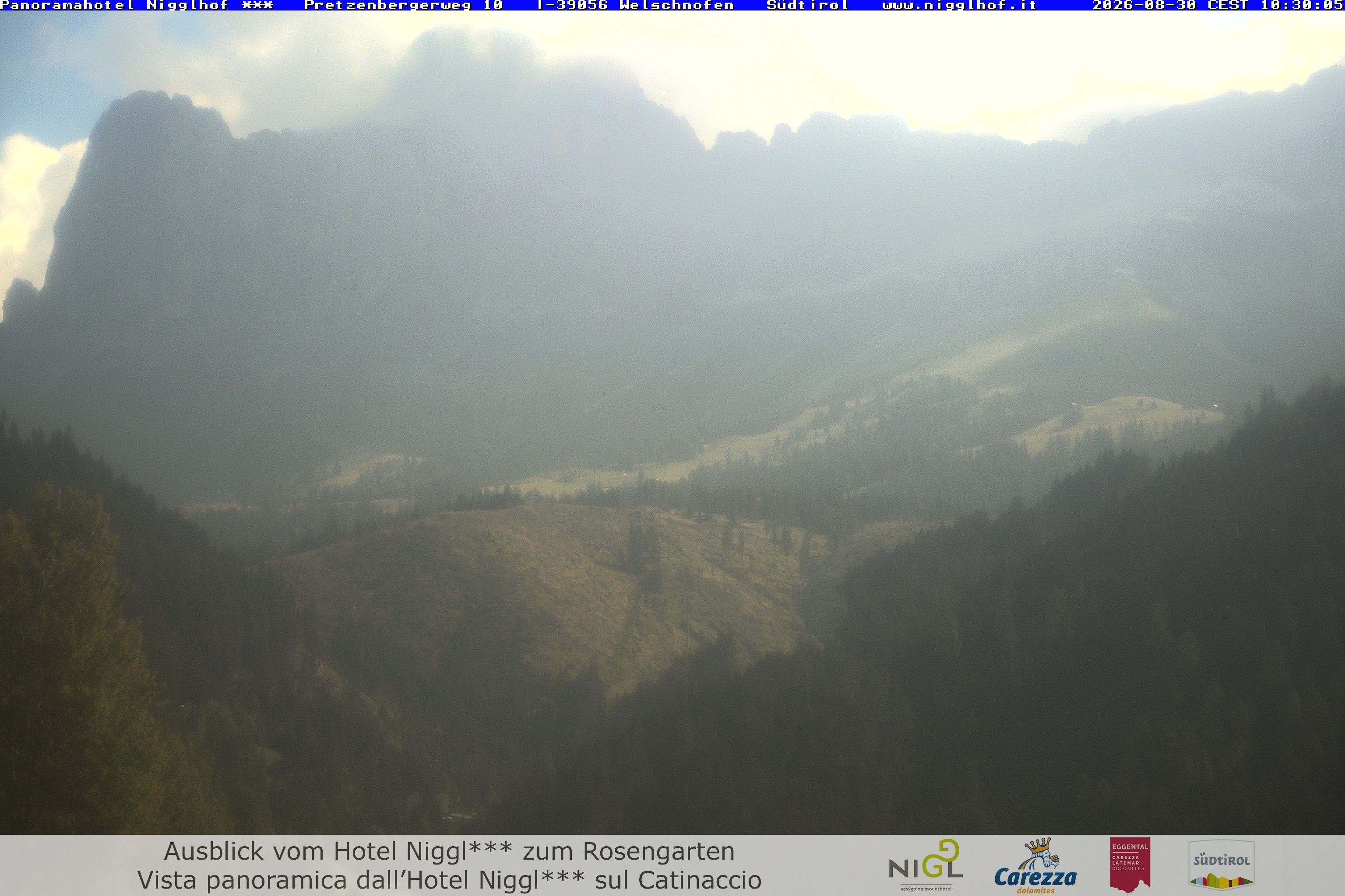 Archived image Webcam Welschnofen: Hotel Nigglhof