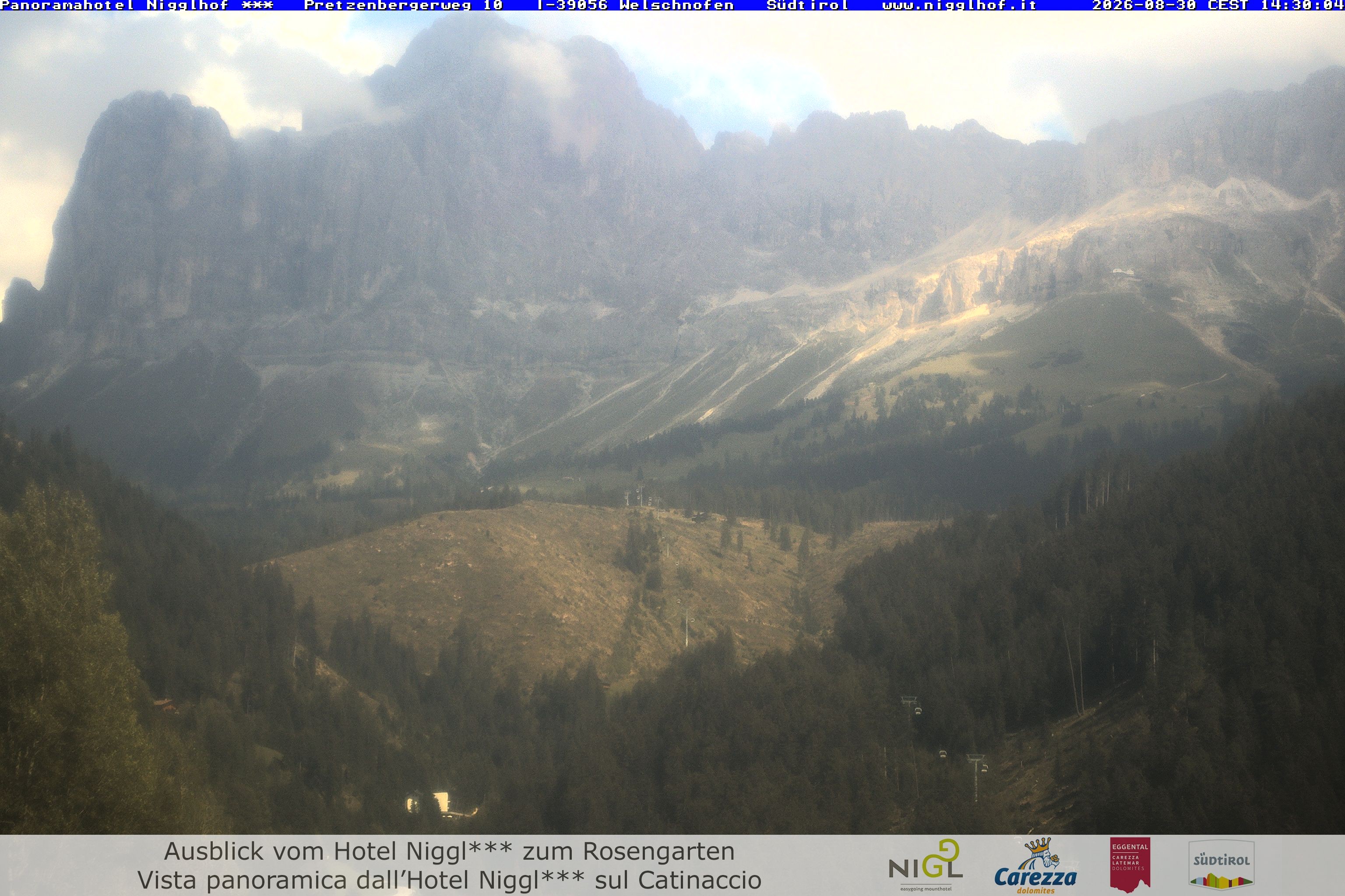 Archived image Webcam Welschnofen: Hotel Nigglhof