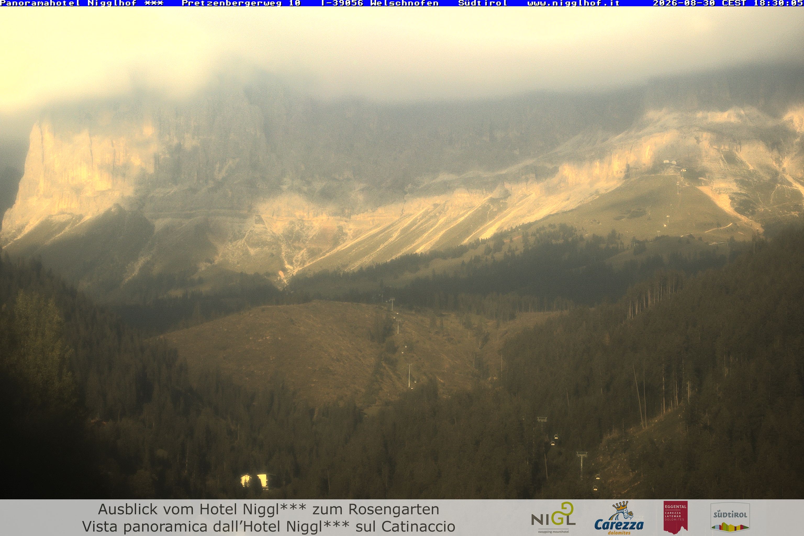 Archived image Webcam Welschnofen: Hotel Nigglhof