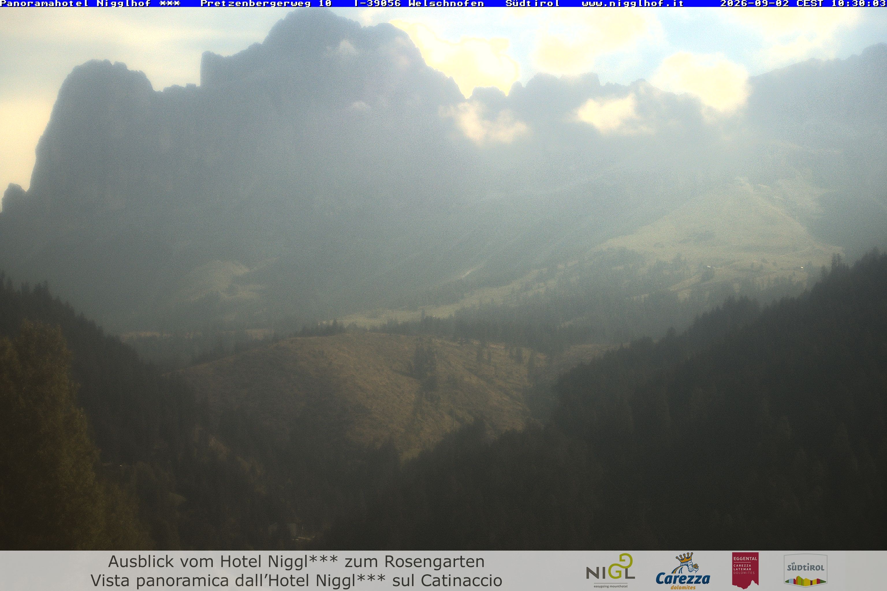 Archived image Webcam Welschnofen: Hotel Nigglhof