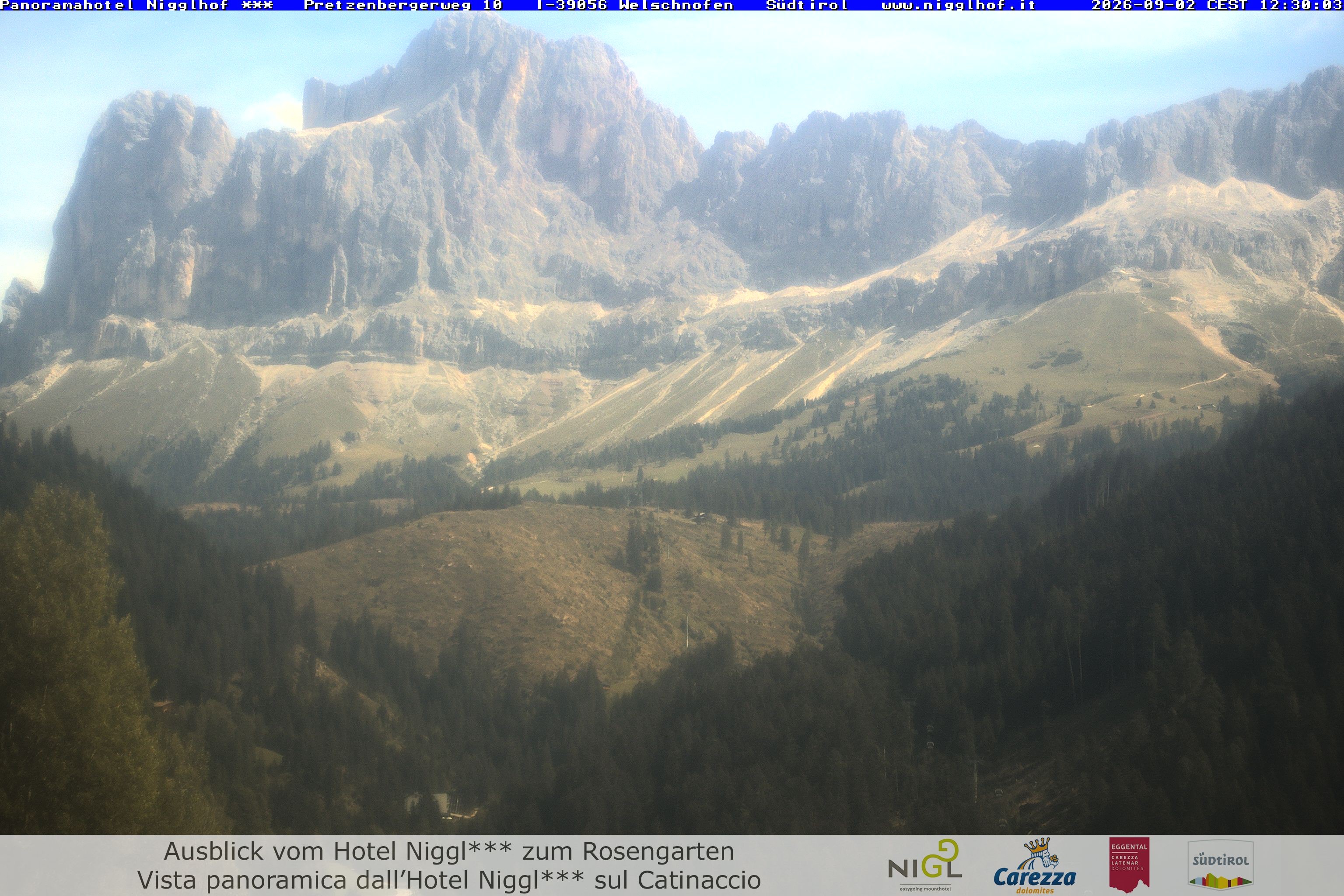 Archived image Webcam Welschnofen: Hotel Nigglhof