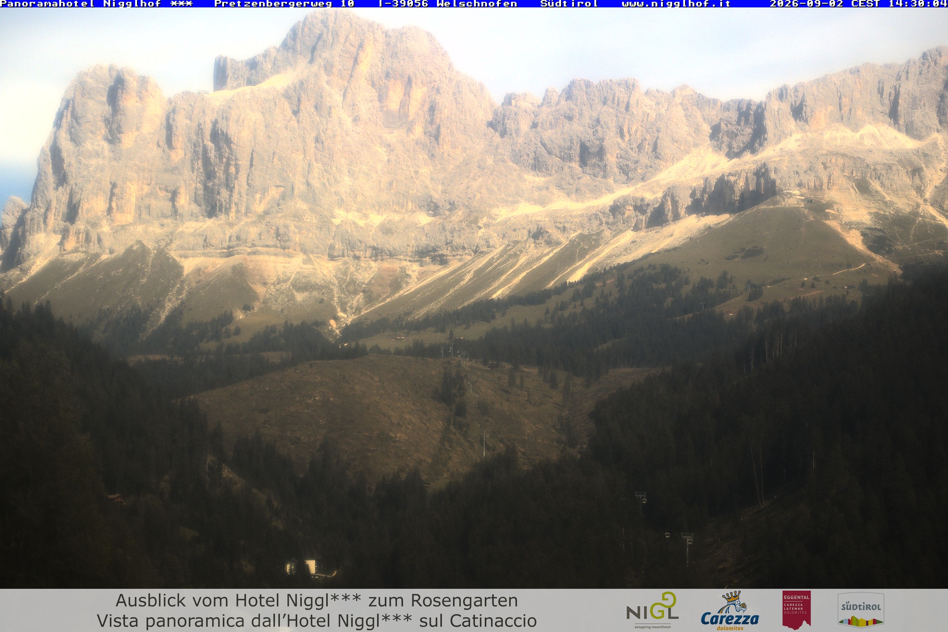 Archived image Webcam Welschnofen: Hotel Nigglhof