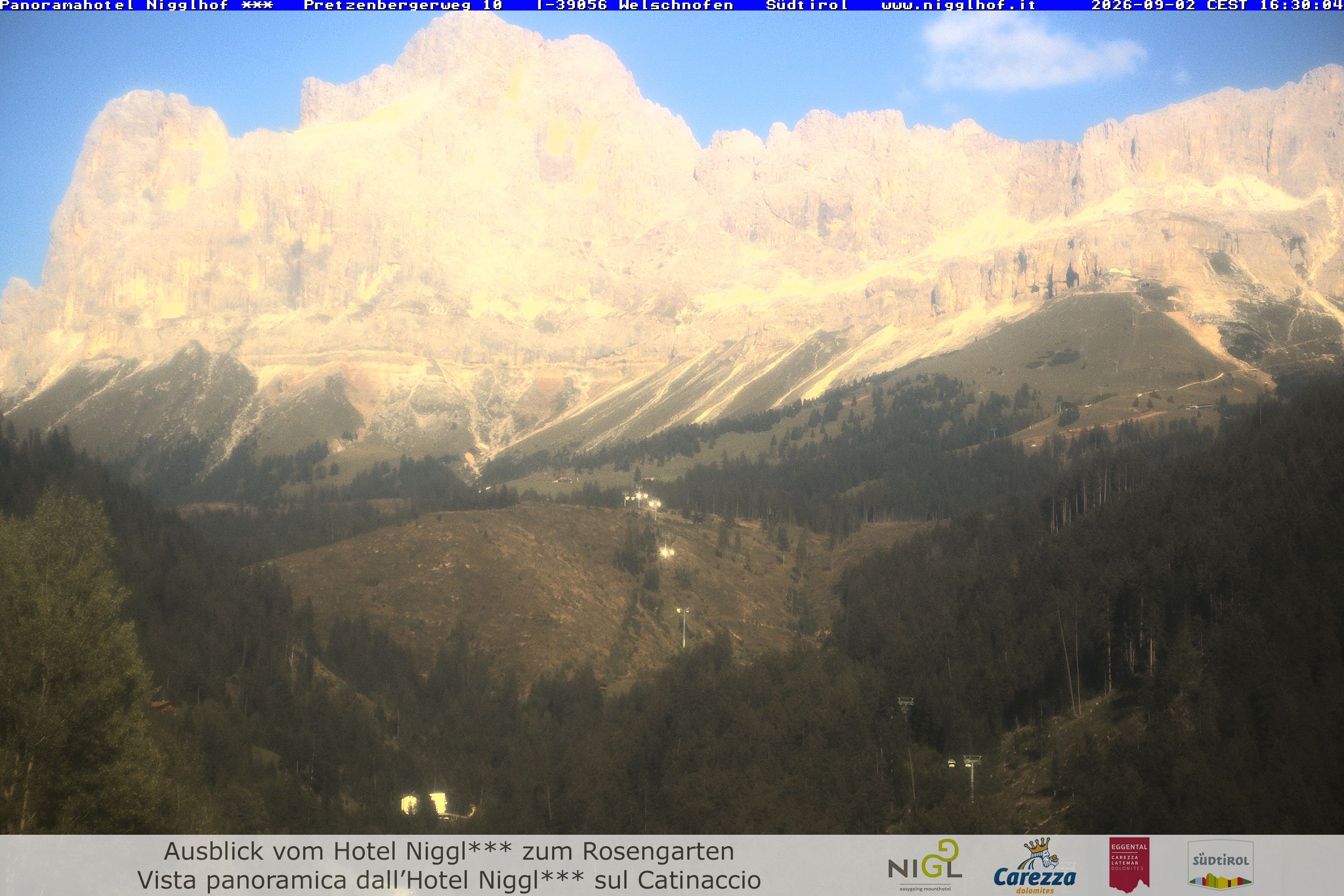 Archived image Webcam Welschnofen: Hotel Nigglhof