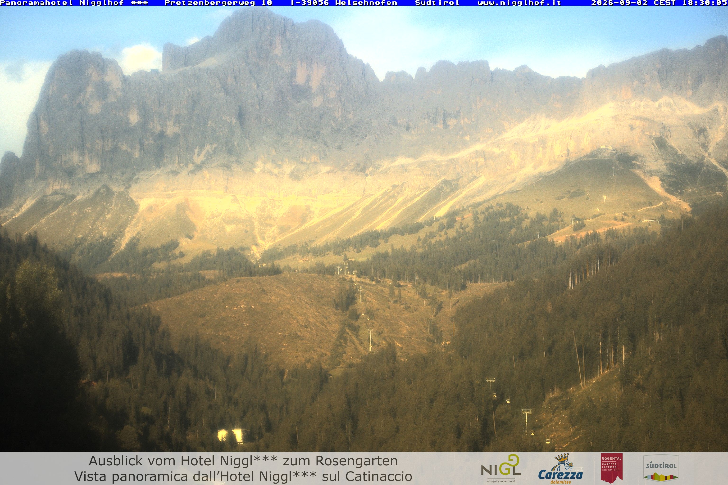 Archiv Foto Webcam Welschnofen: Hotel Nigglhof