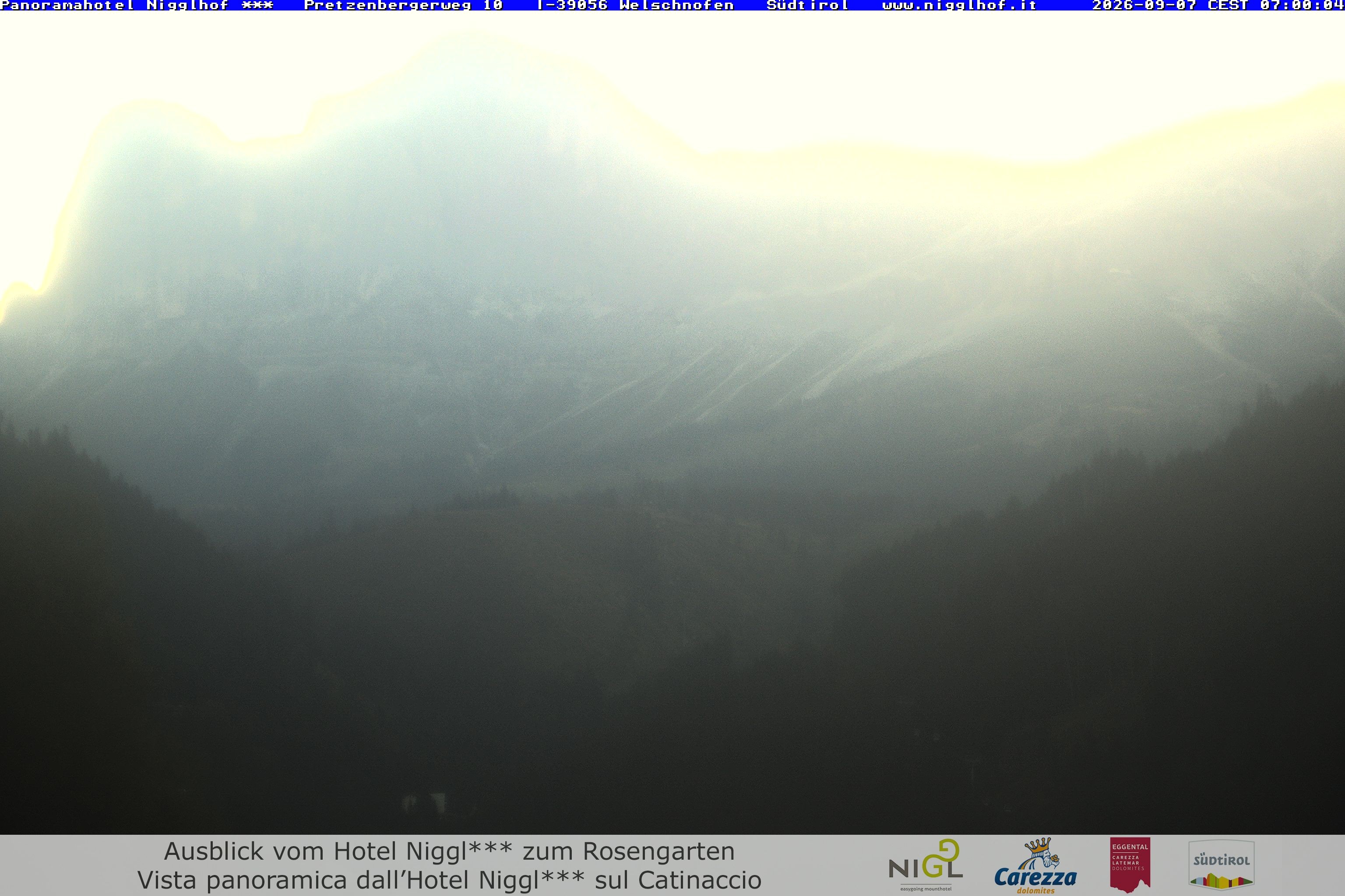 Archived image Webcam Welschnofen: Hotel Nigglhof