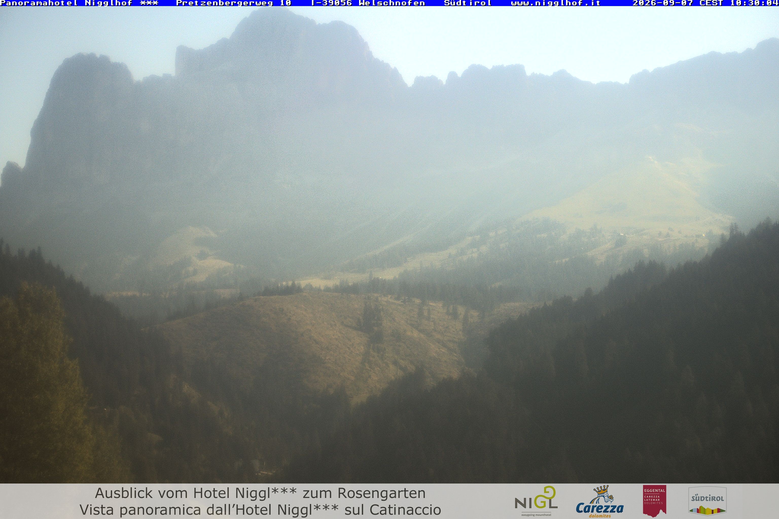Archived image Webcam Welschnofen: Hotel Nigglhof