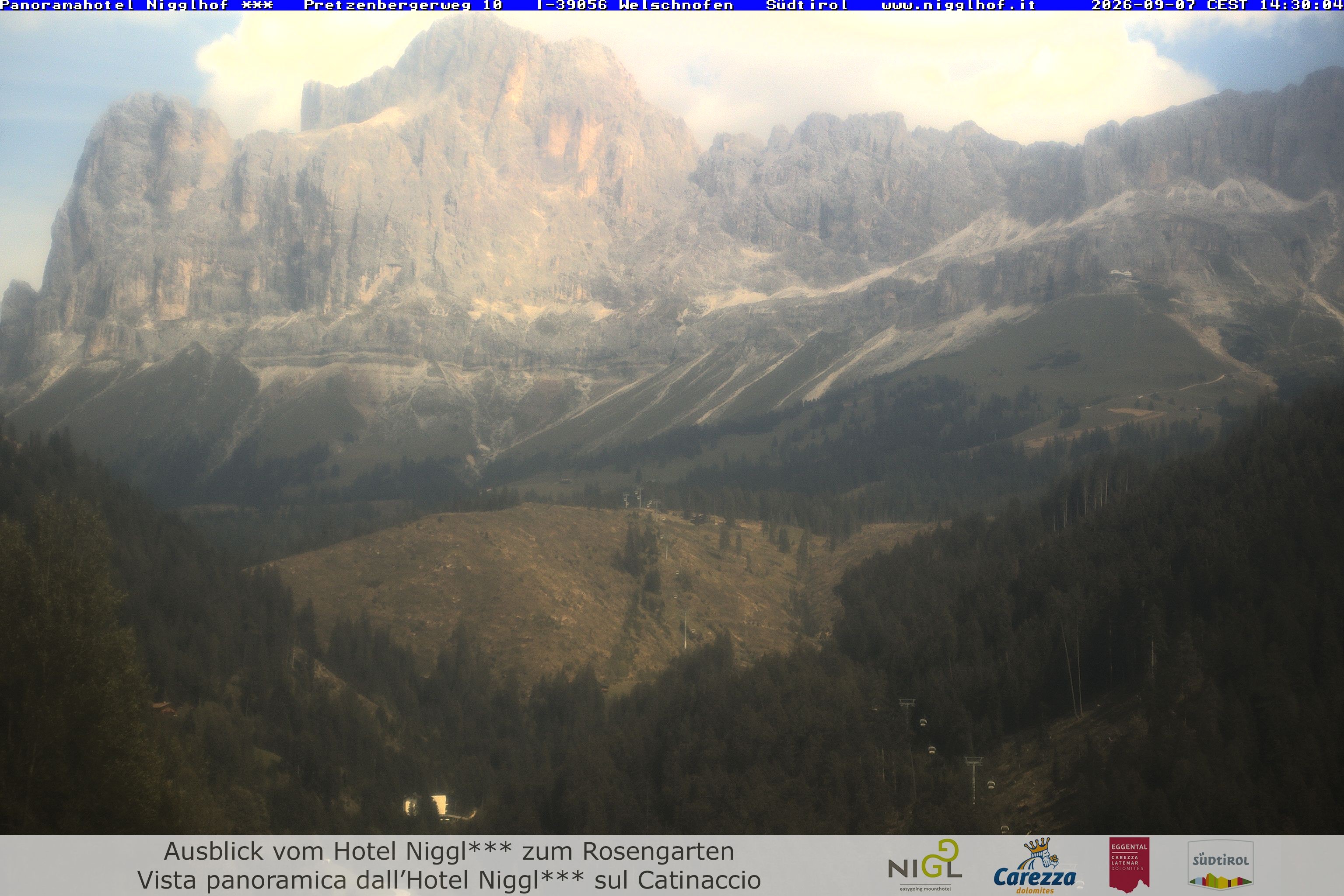 Archived image Webcam Welschnofen: Hotel Nigglhof