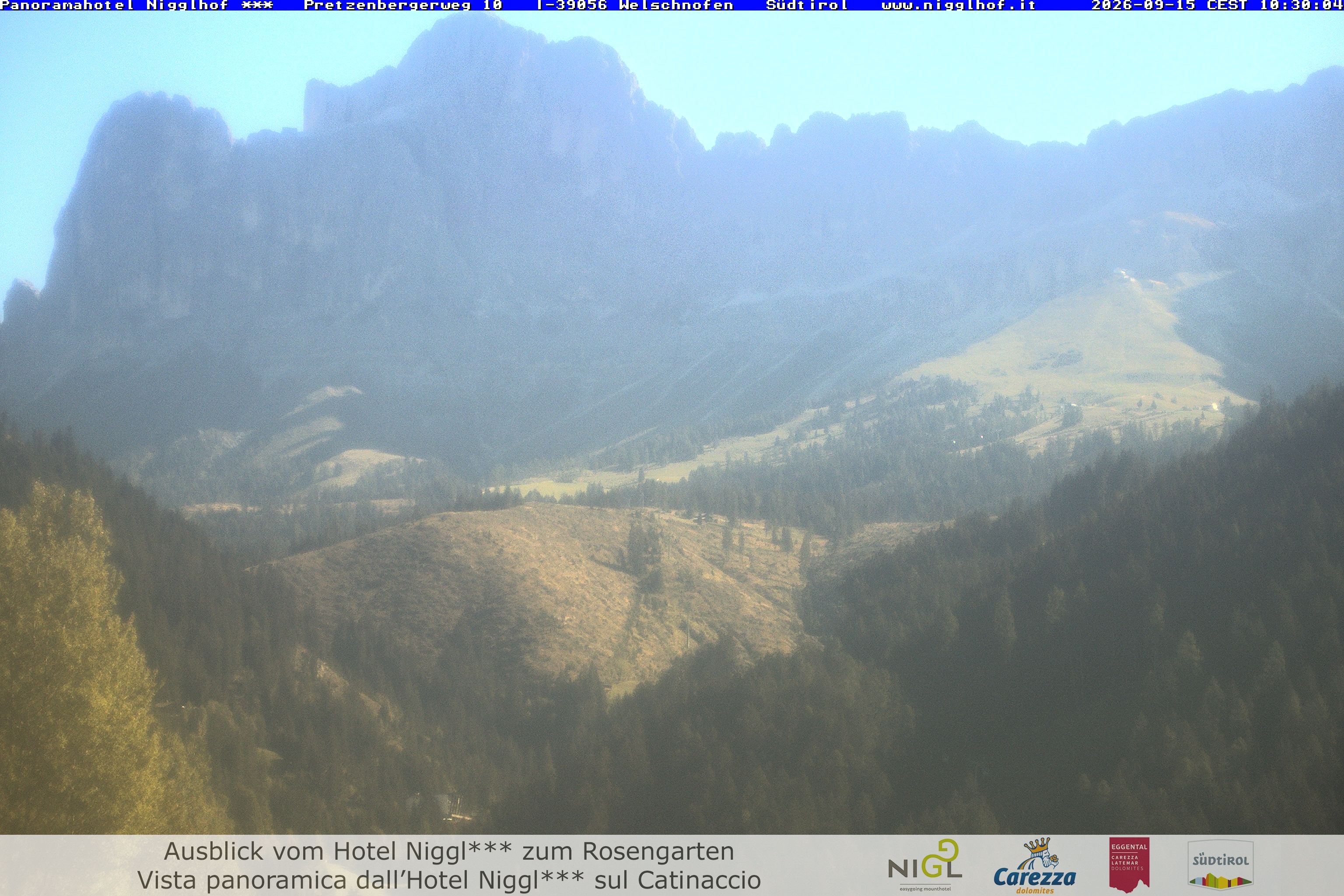 Archiv Foto Webcam Welschnofen: Hotel Nigglhof